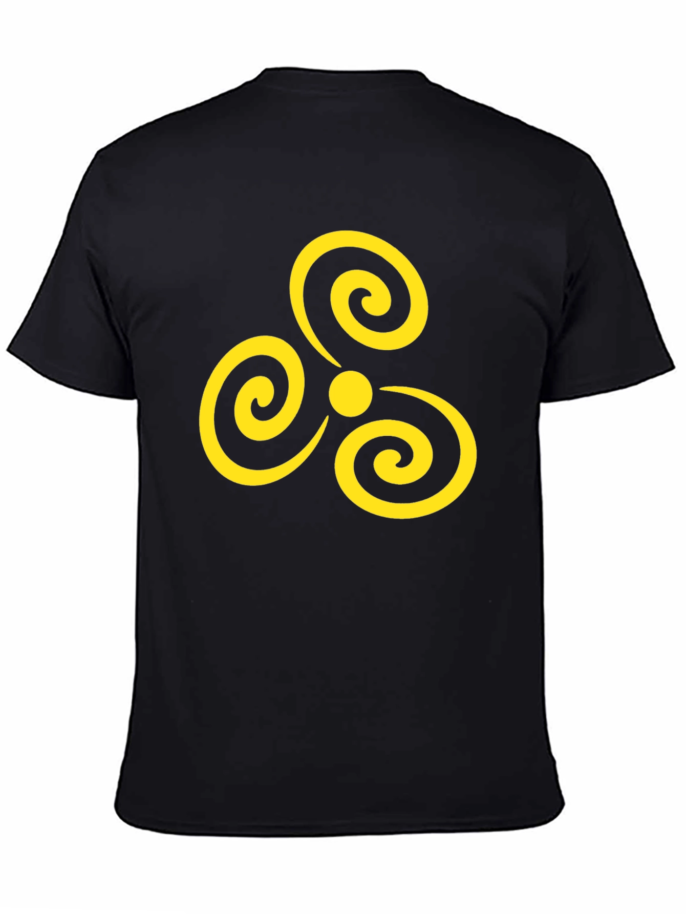 Abstract Swirl Graphic Tee - Modern Design T-Shirt