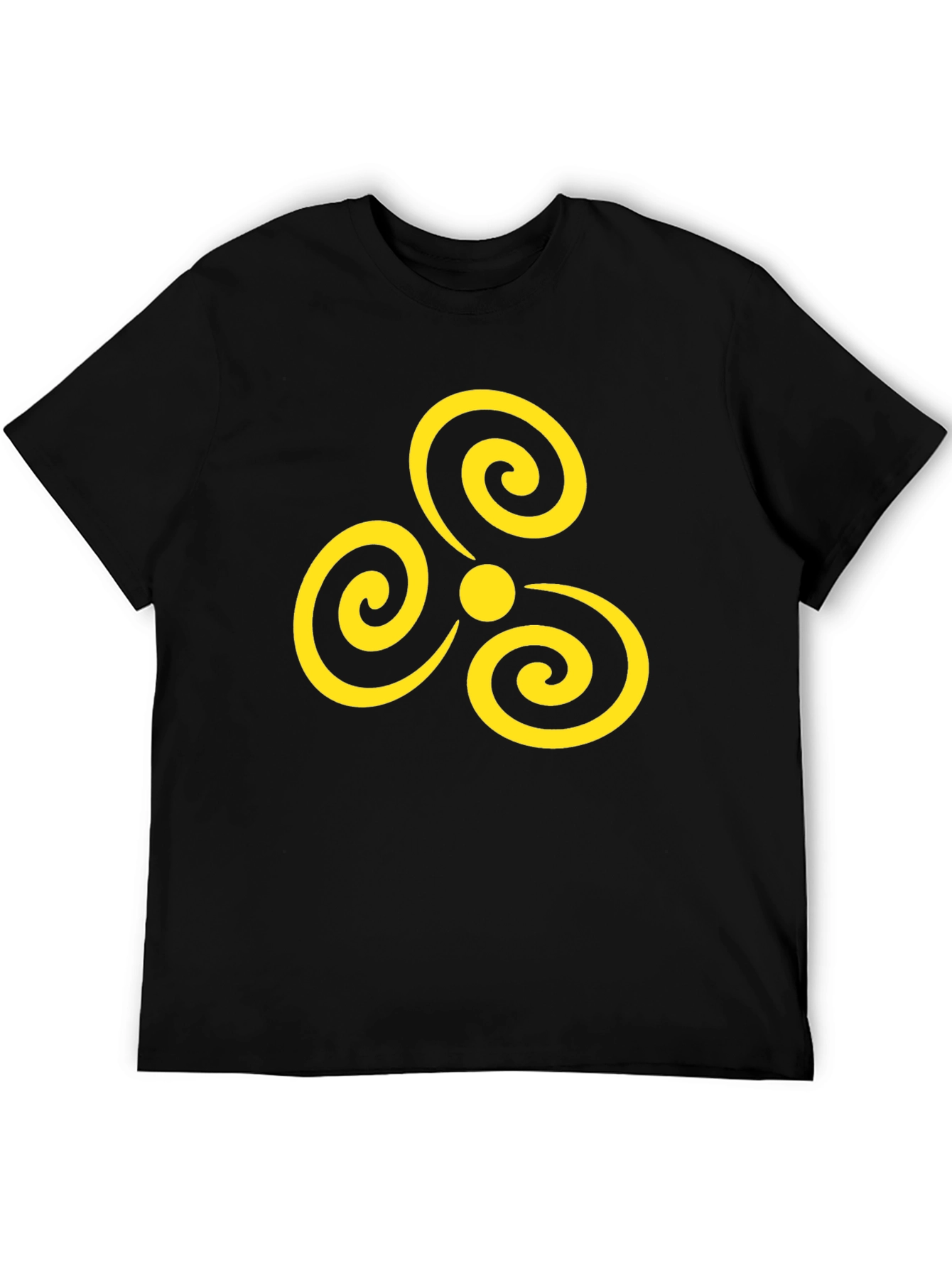 Abstract Swirl Graphic Tee - Modern Design T-Shirt
