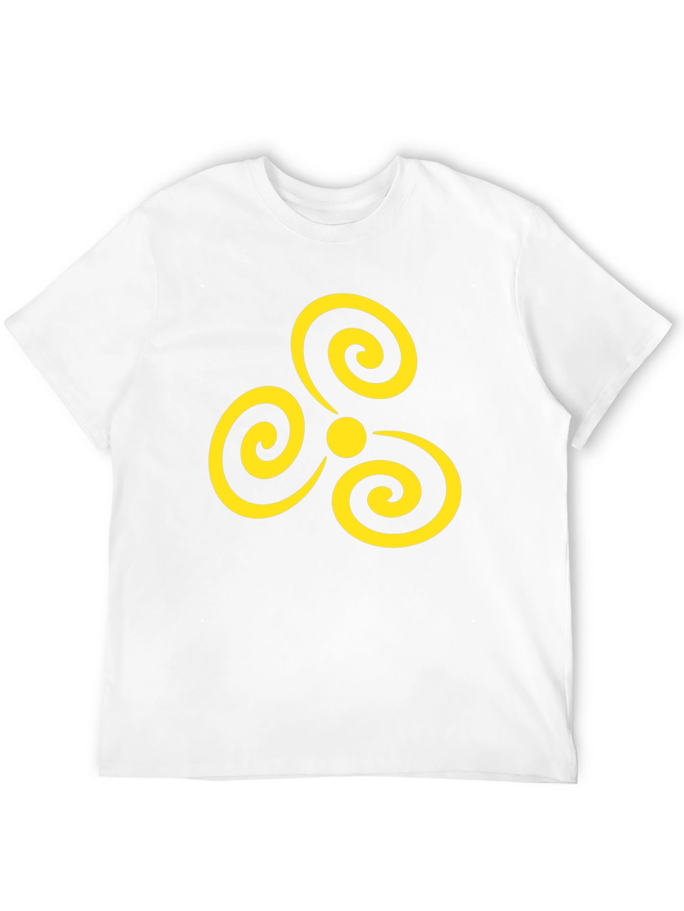 Abstract Swirl Graphic Tee - Modern Design T-Shirt