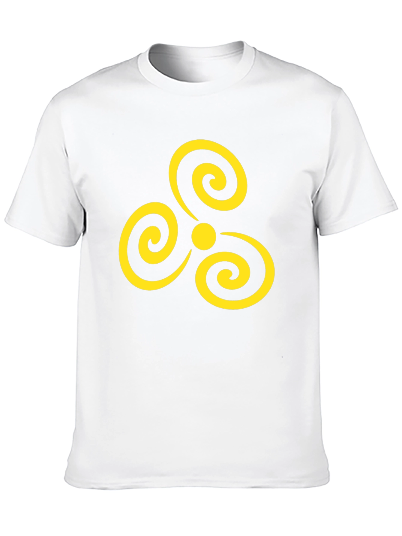 Abstract Swirl Graphic Tee - Modern Design T-Shirt