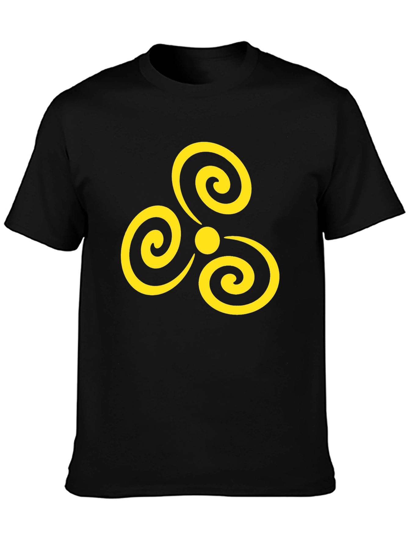 Abstract Swirl Graphic Tee - Modern Design T-Shirt