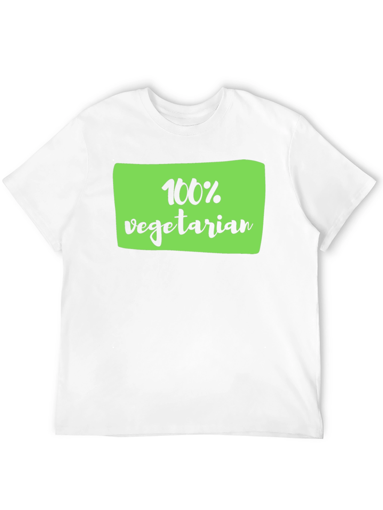 100% Vegetarian Black T-Shirt