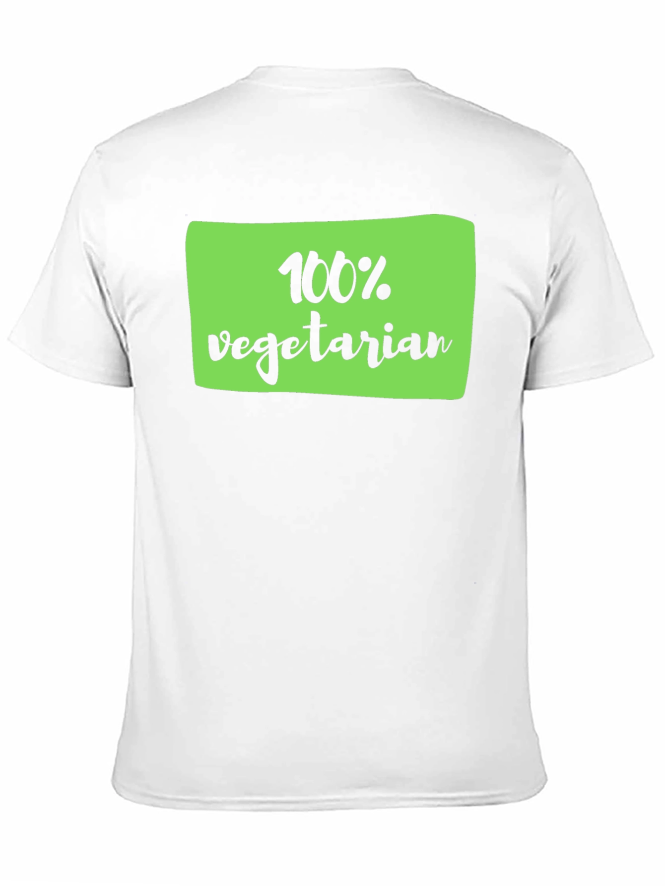 100% Vegetarian Black T-Shirt