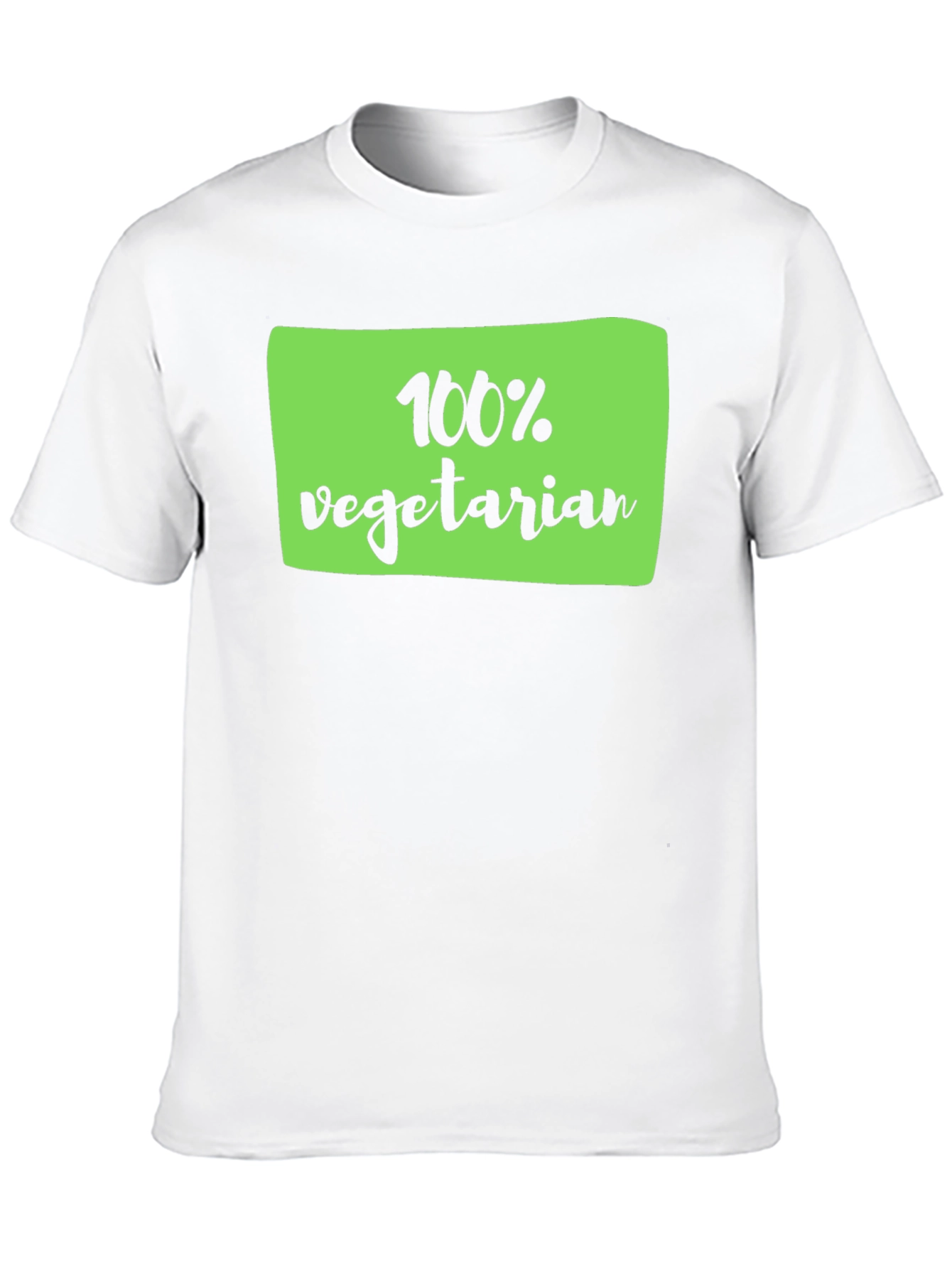 100% Vegetarian Black T-Shirt