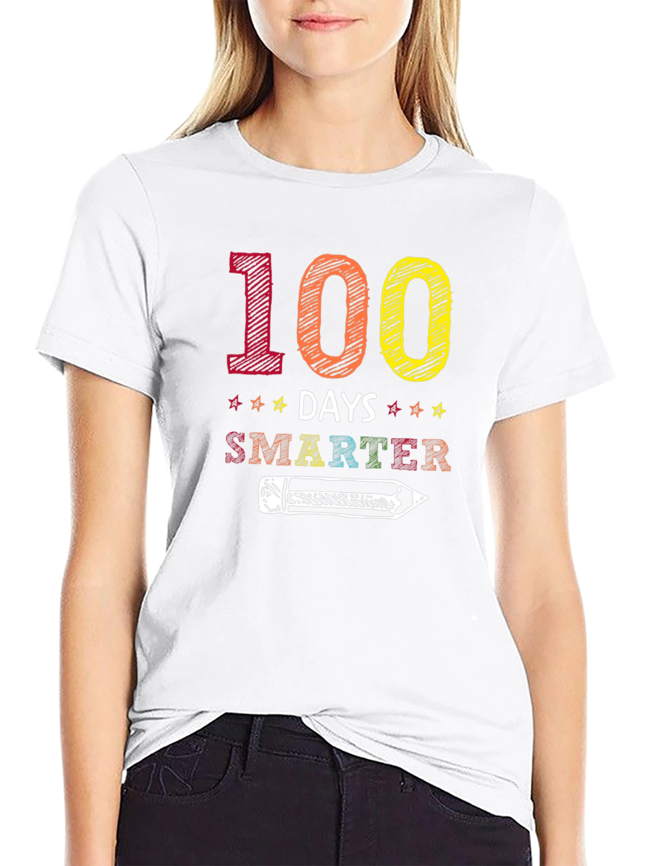 100 Days Smarter Graphic T-Shirt