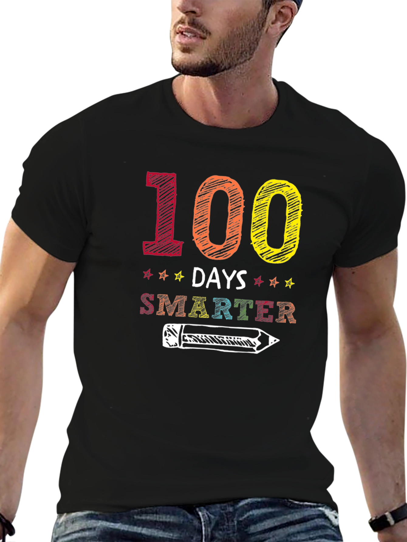 100 Days Smarter Graphic T-Shirt