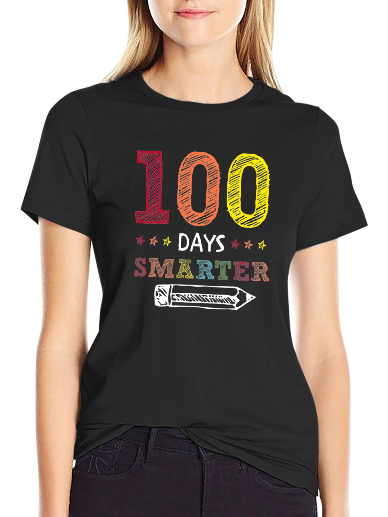 100 Days Smarter Graphic T-Shirt
