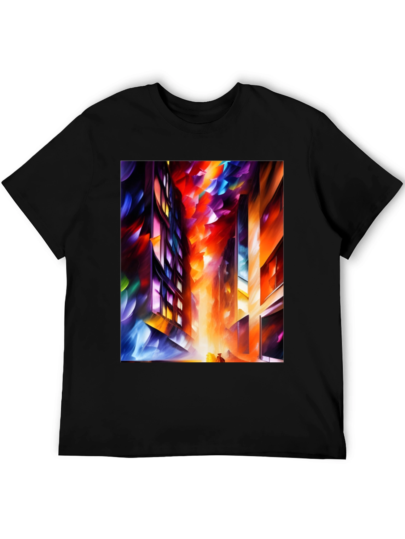 Abstract Cityscape Graphic Tee