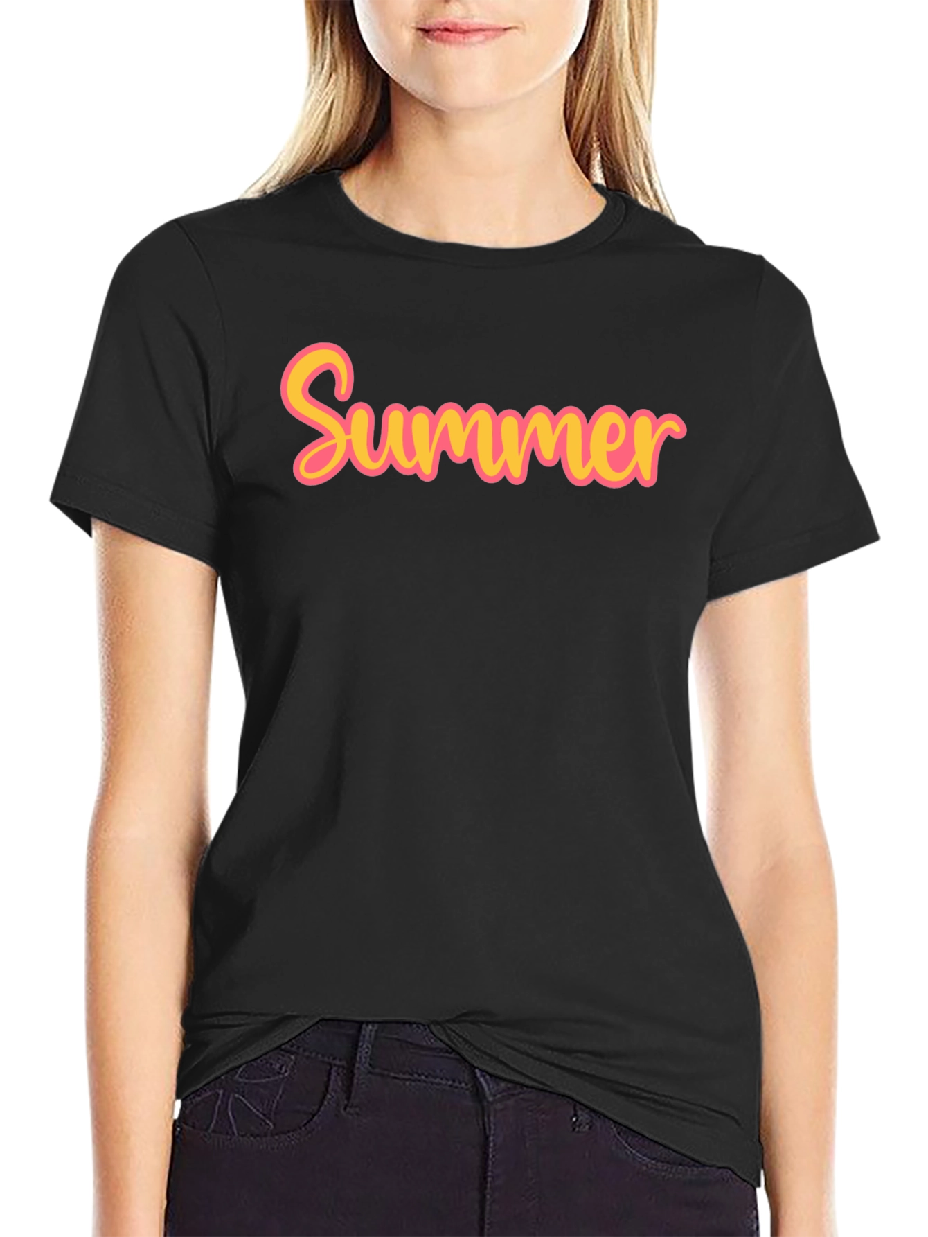 Summer Graphic T-Shirt - Casual Cotton Tee