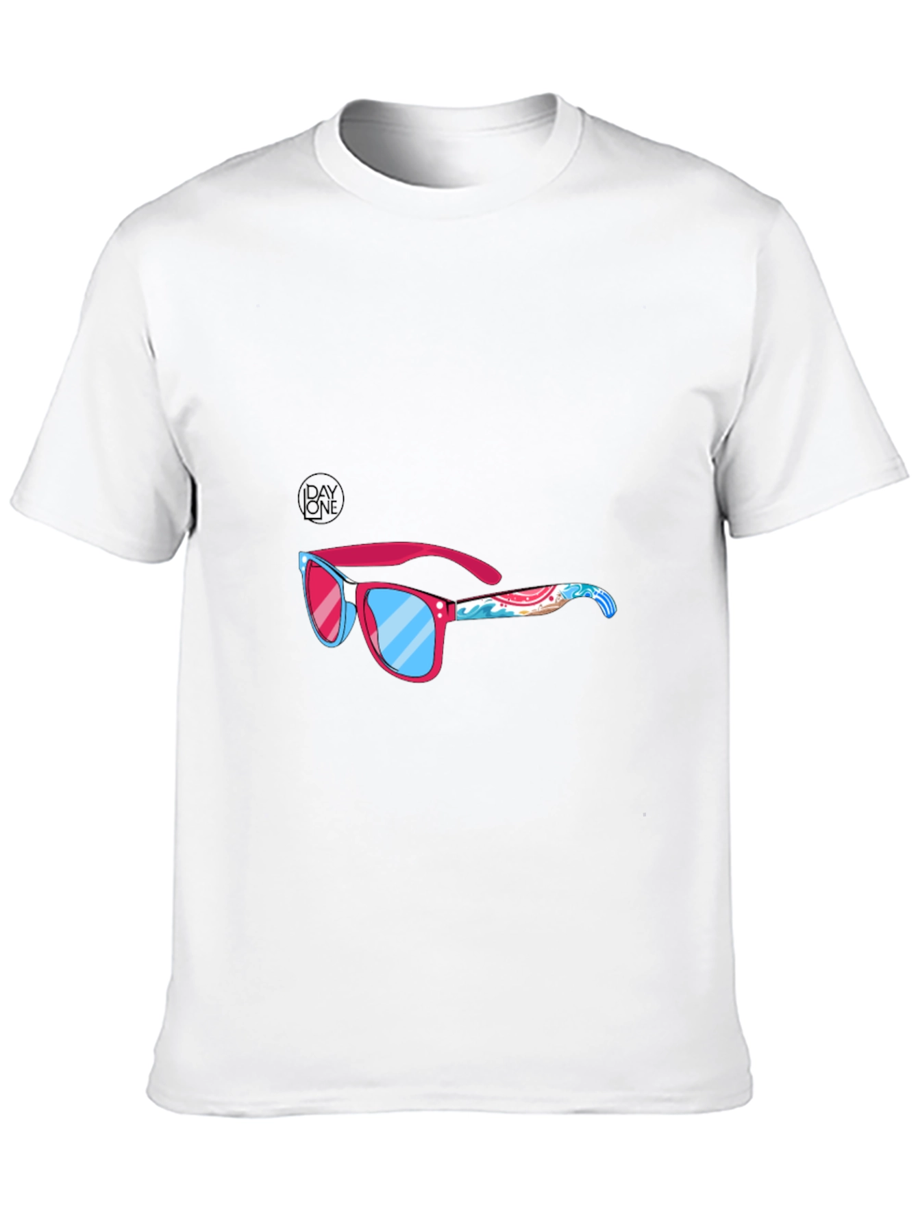 Summer Sunglasses T-Shirt - Black Graphic Tee