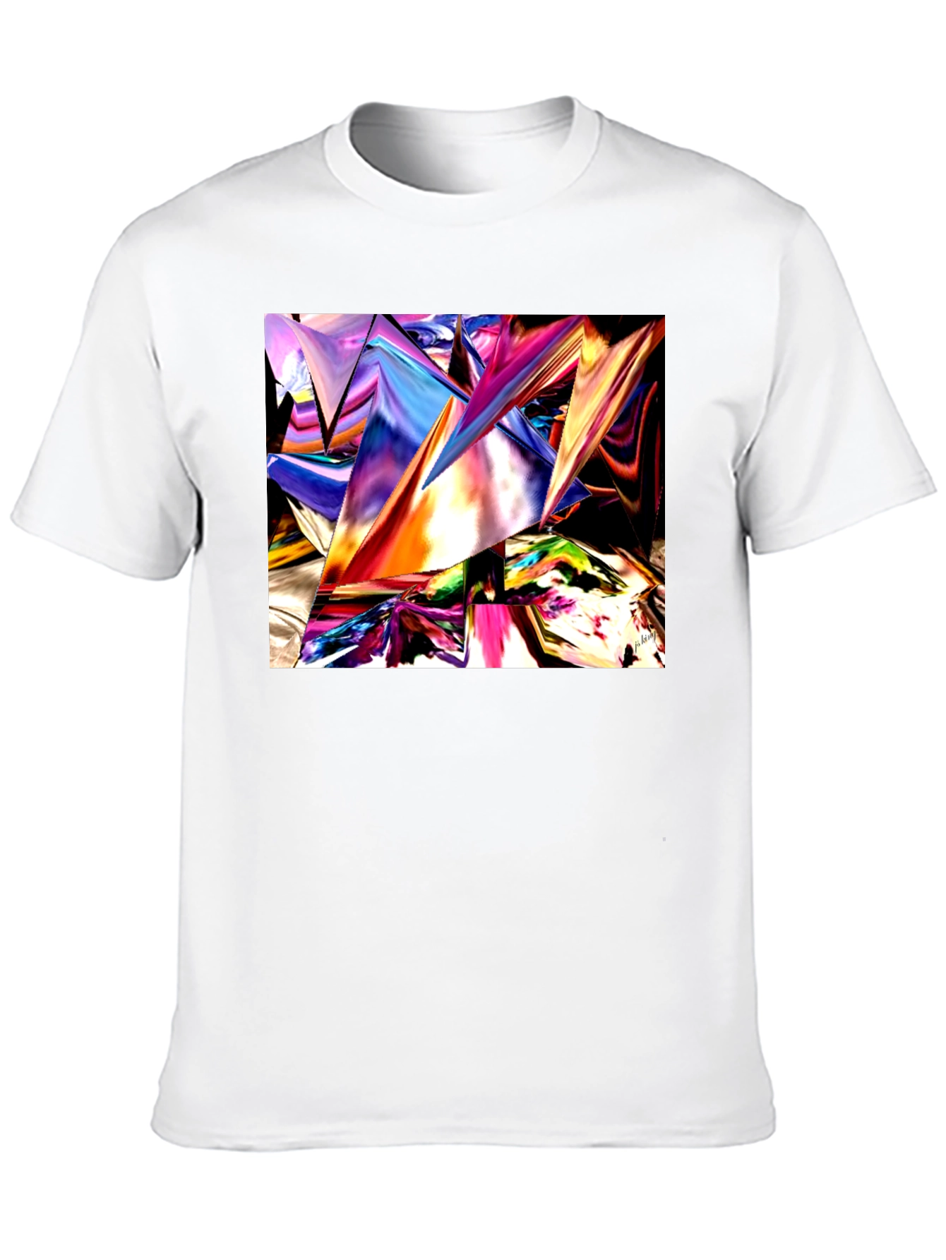 Abstract Geometric T-Shirt - Modern Art Tee