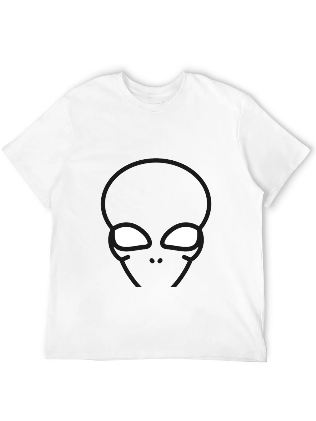 Abstract Superhero Graphic Black T-Shirt