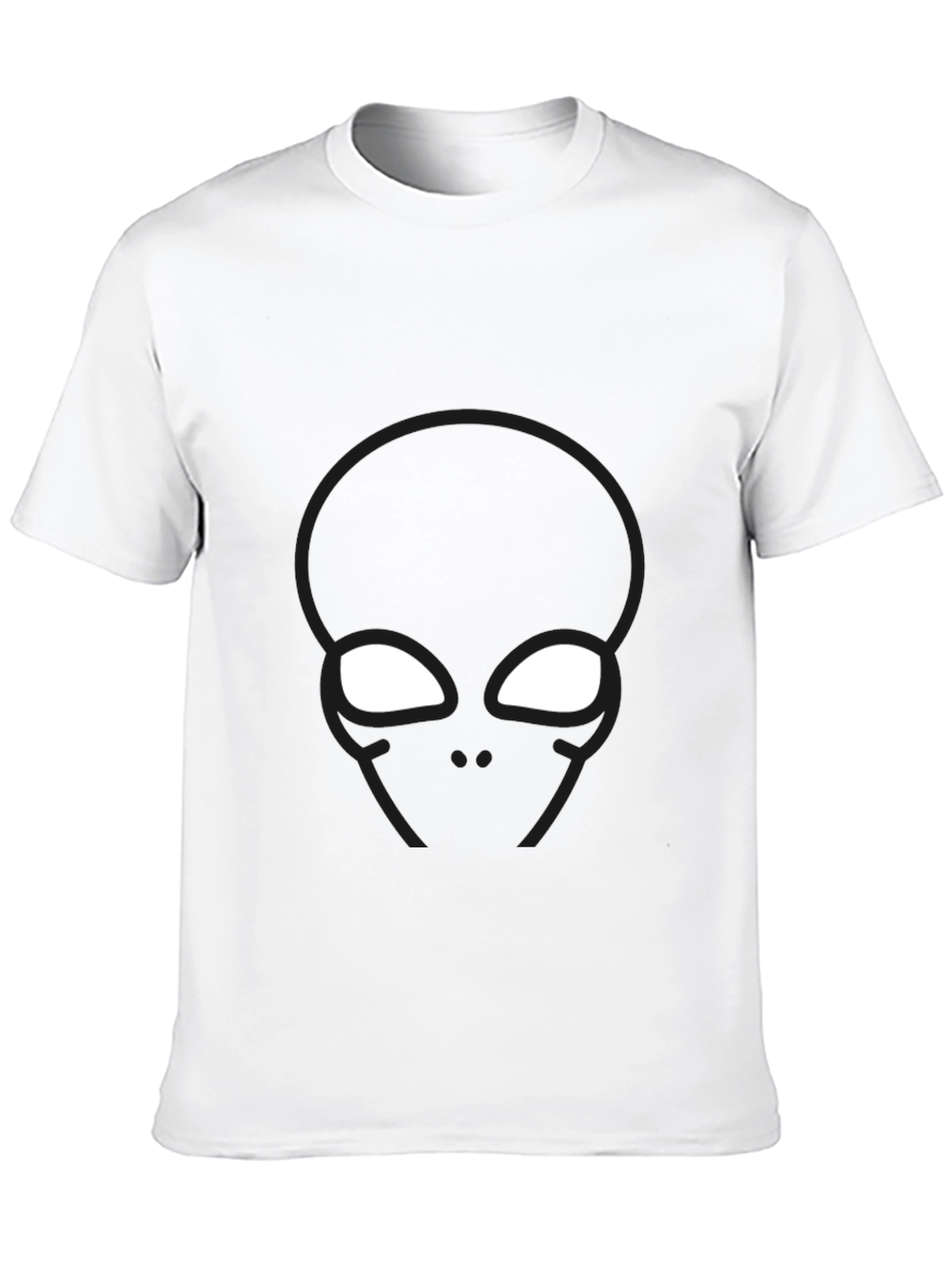 Abstract Superhero Graphic Black T-Shirt