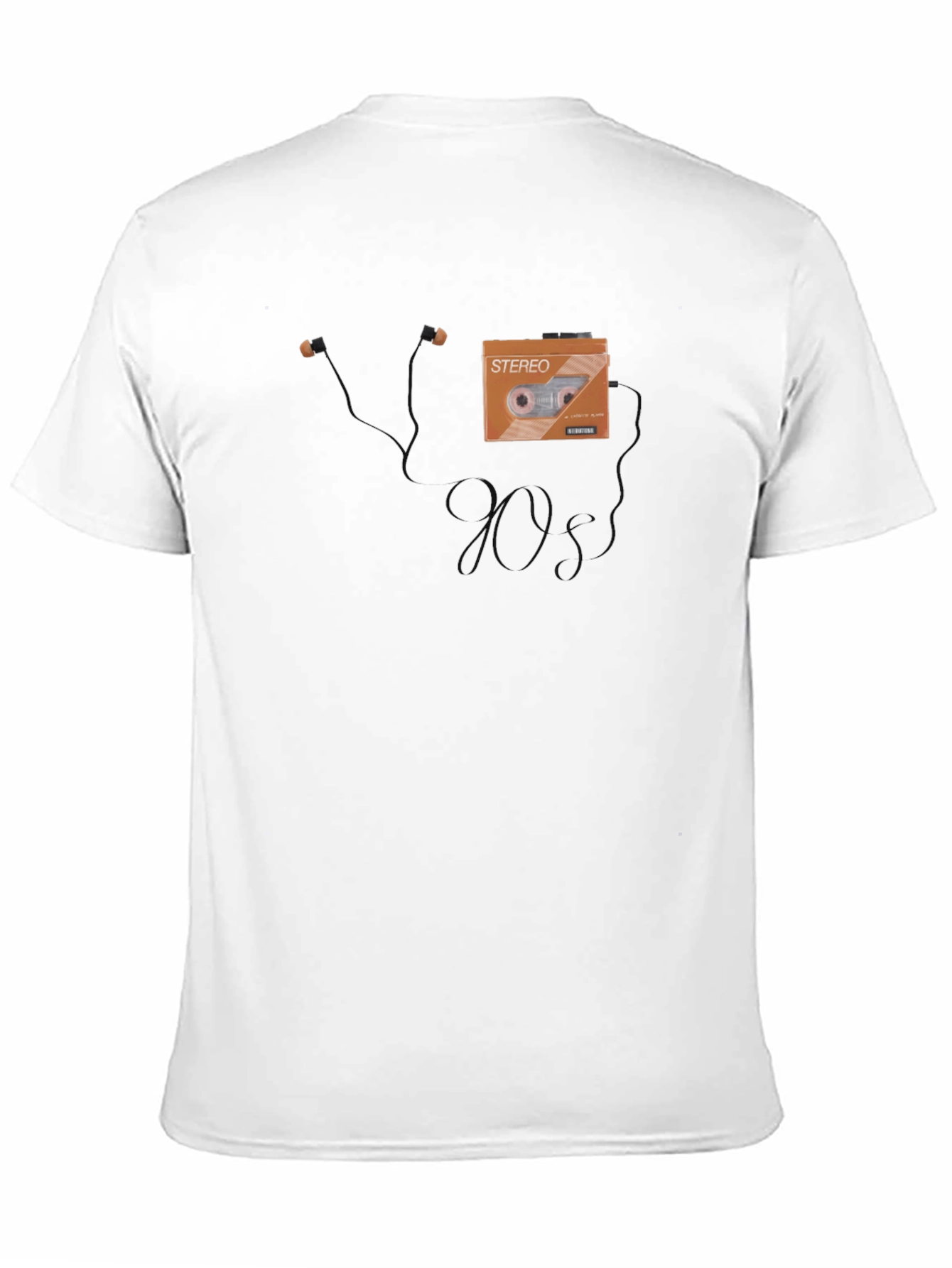 90s Retro Cassette Tape Graphic T-Shirt