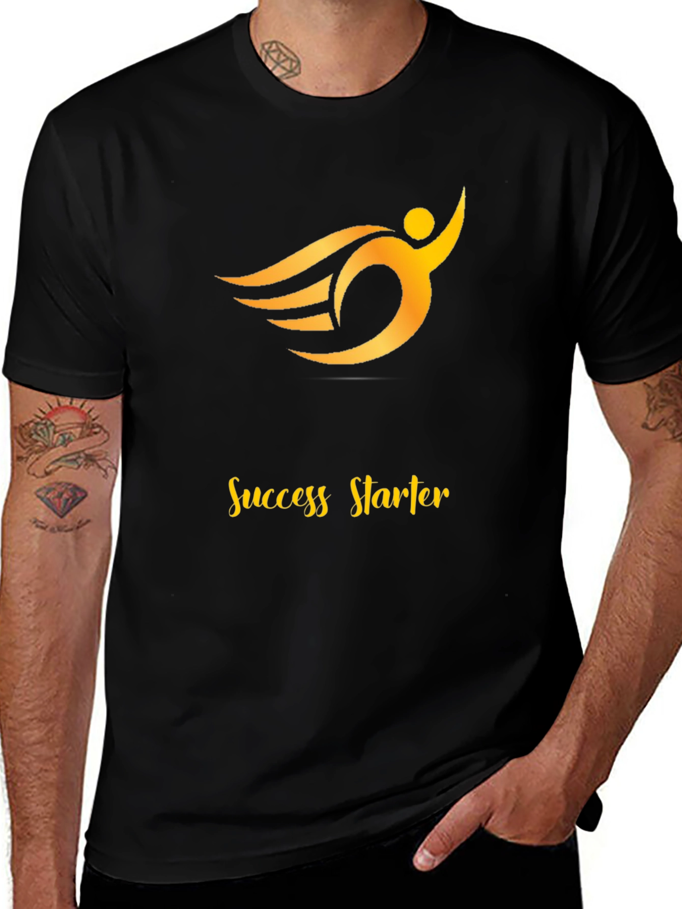 Success Starter Black Graphic Tee