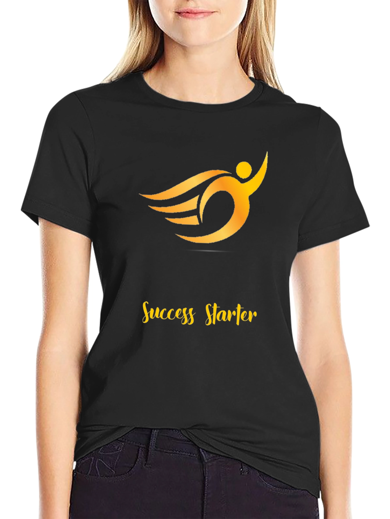 Success Starter Black Graphic Tee