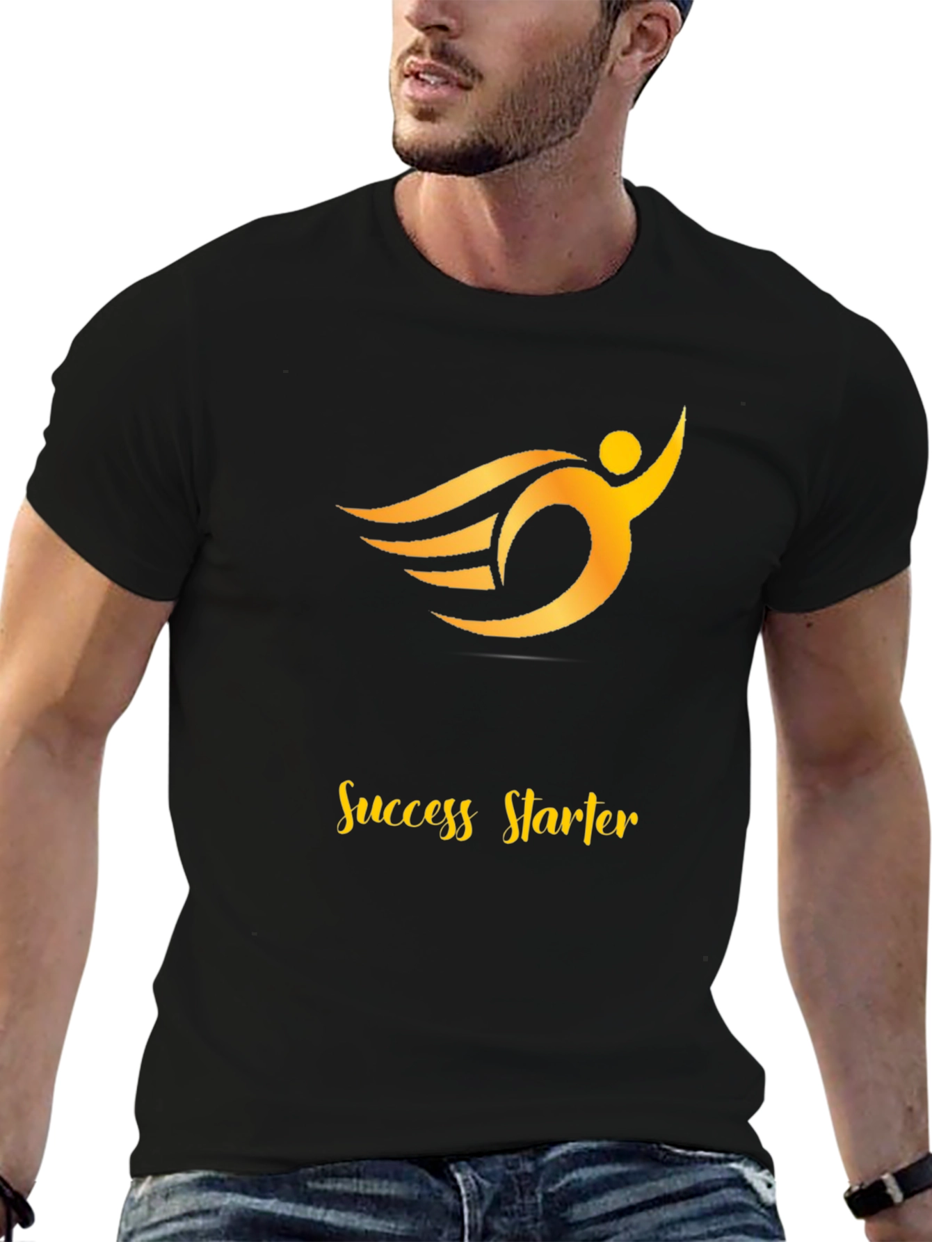 Success Starter Black Graphic Tee