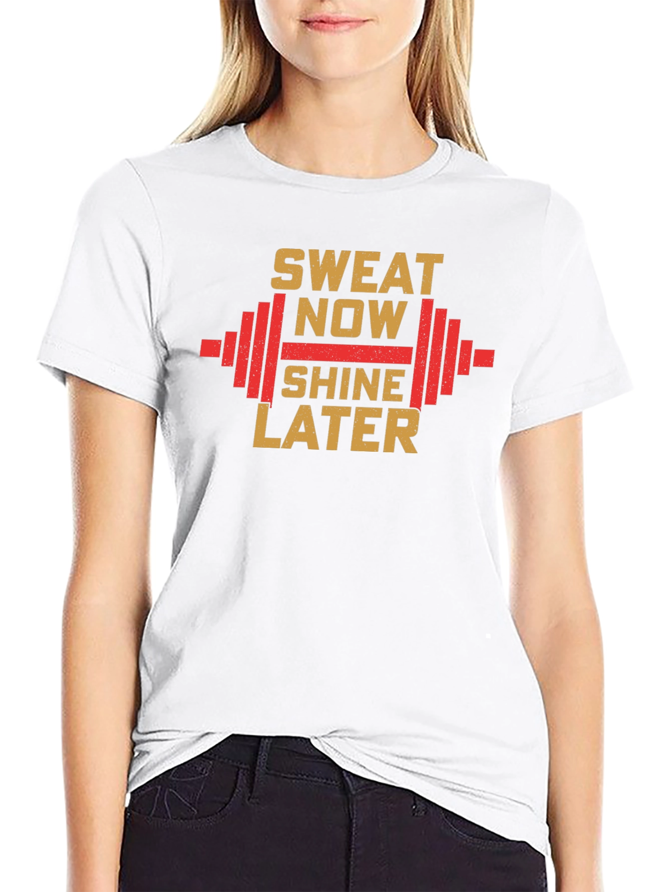 Sweat Now Shine Later Gym T-Shirt