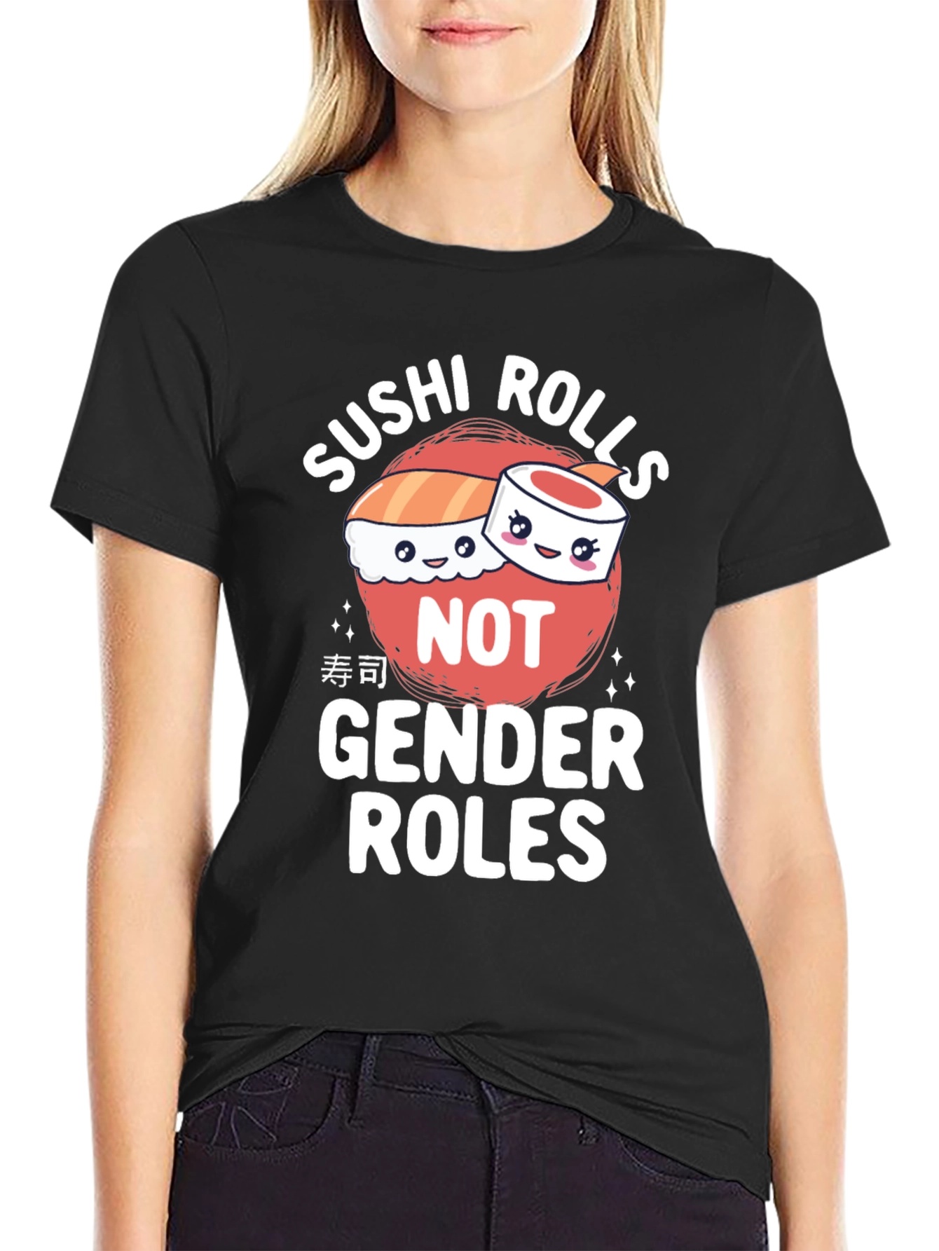 Sushi Rolls Not Gender Roles T-Shirt