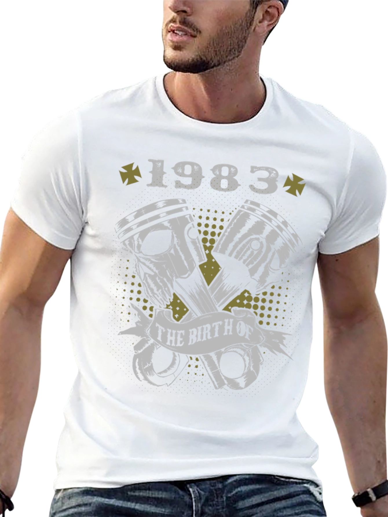 1983 Birthday Piston T-Shirt