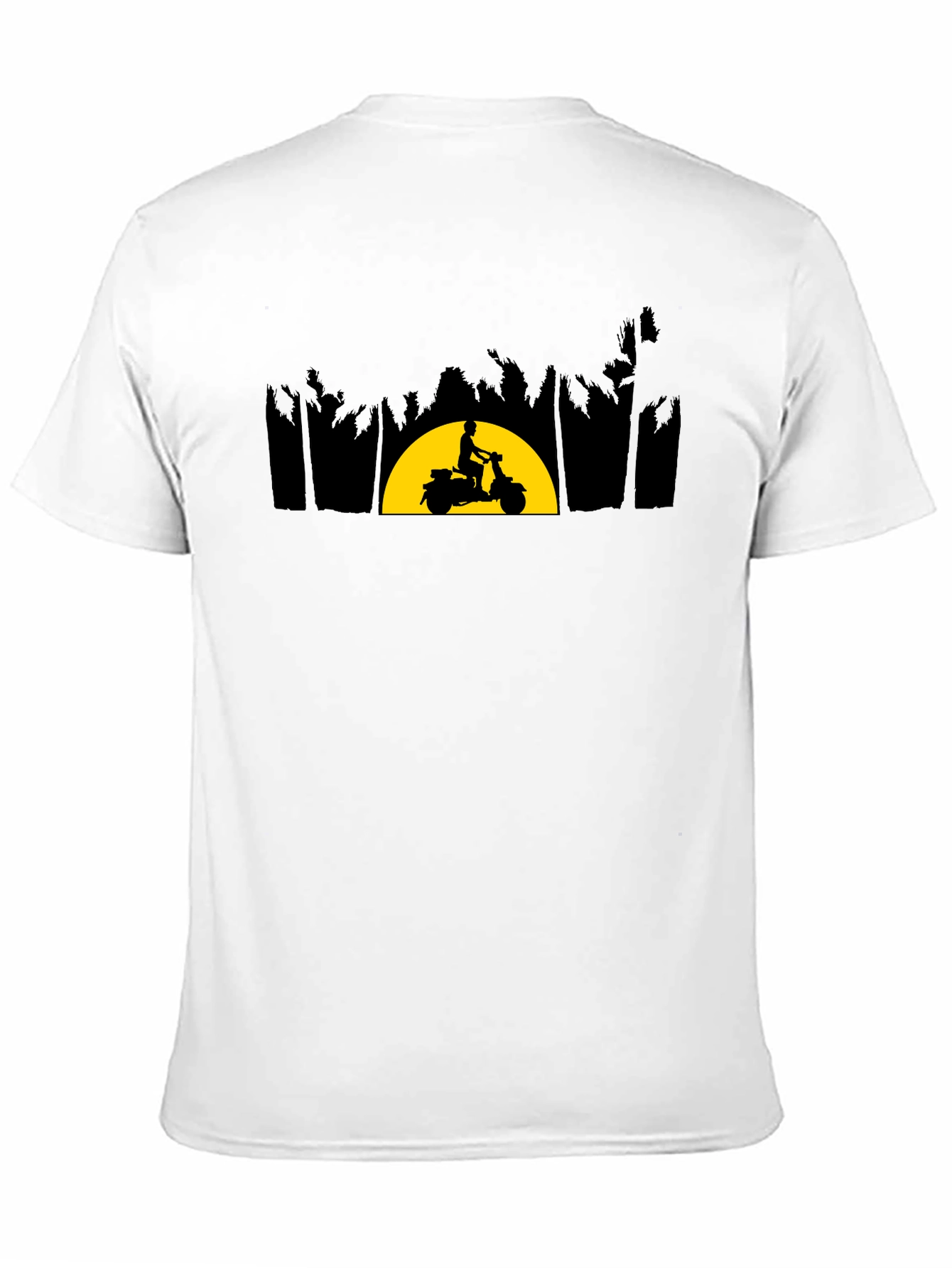 Sunset Scooter Ride Graphic Tee