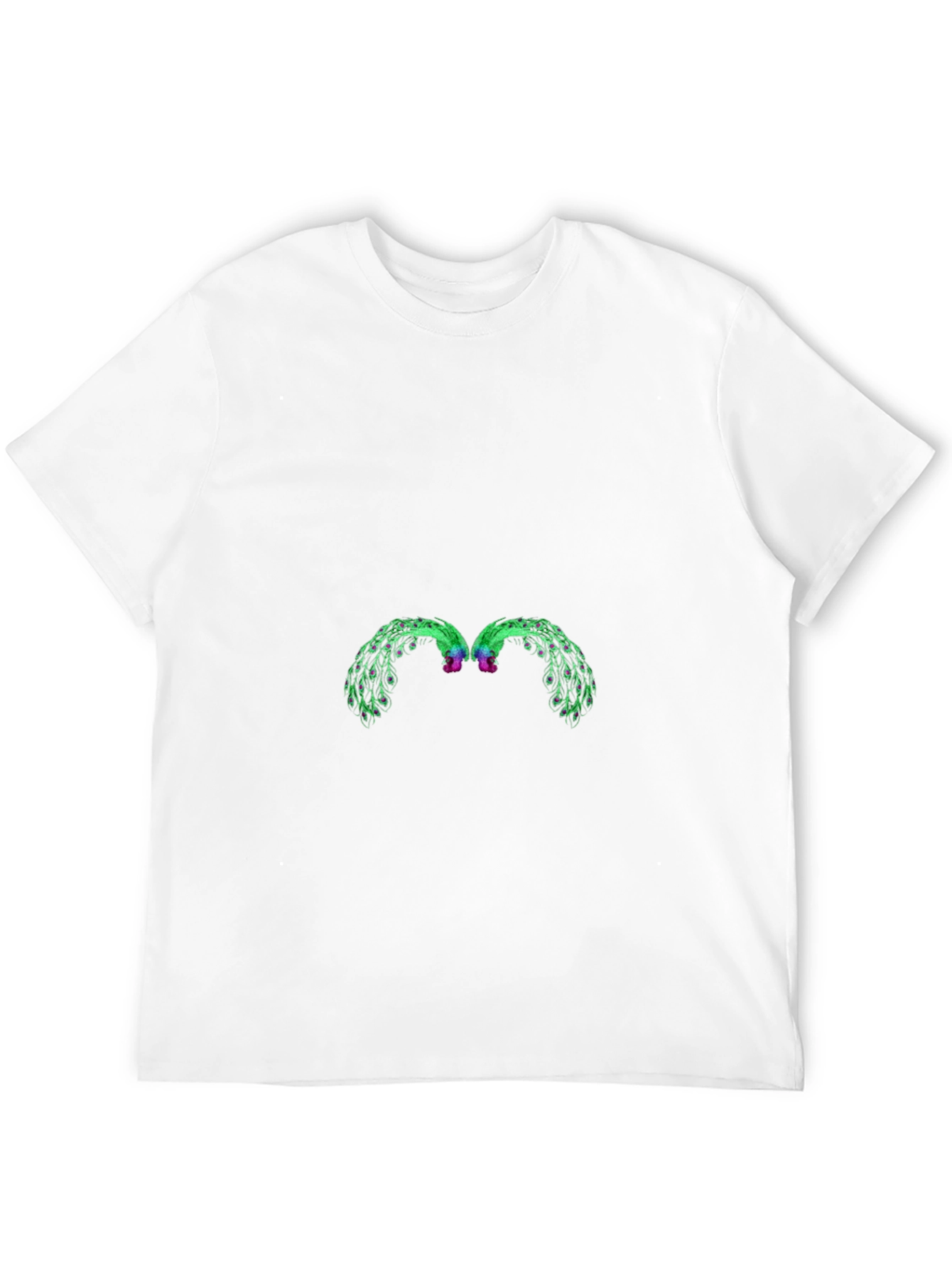 Abstract Graphic Black Crew Neck Tee