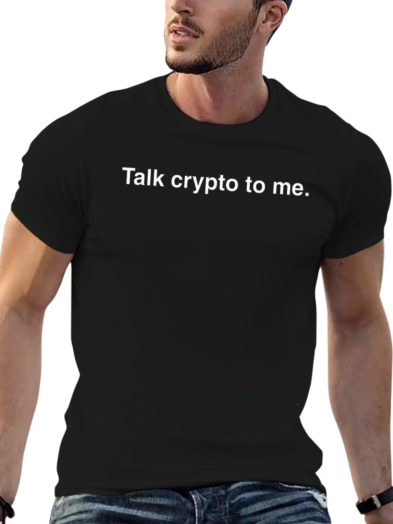 Talk Crypto to Me T-Shirt - Bitcoin Cryptocurrency Tee