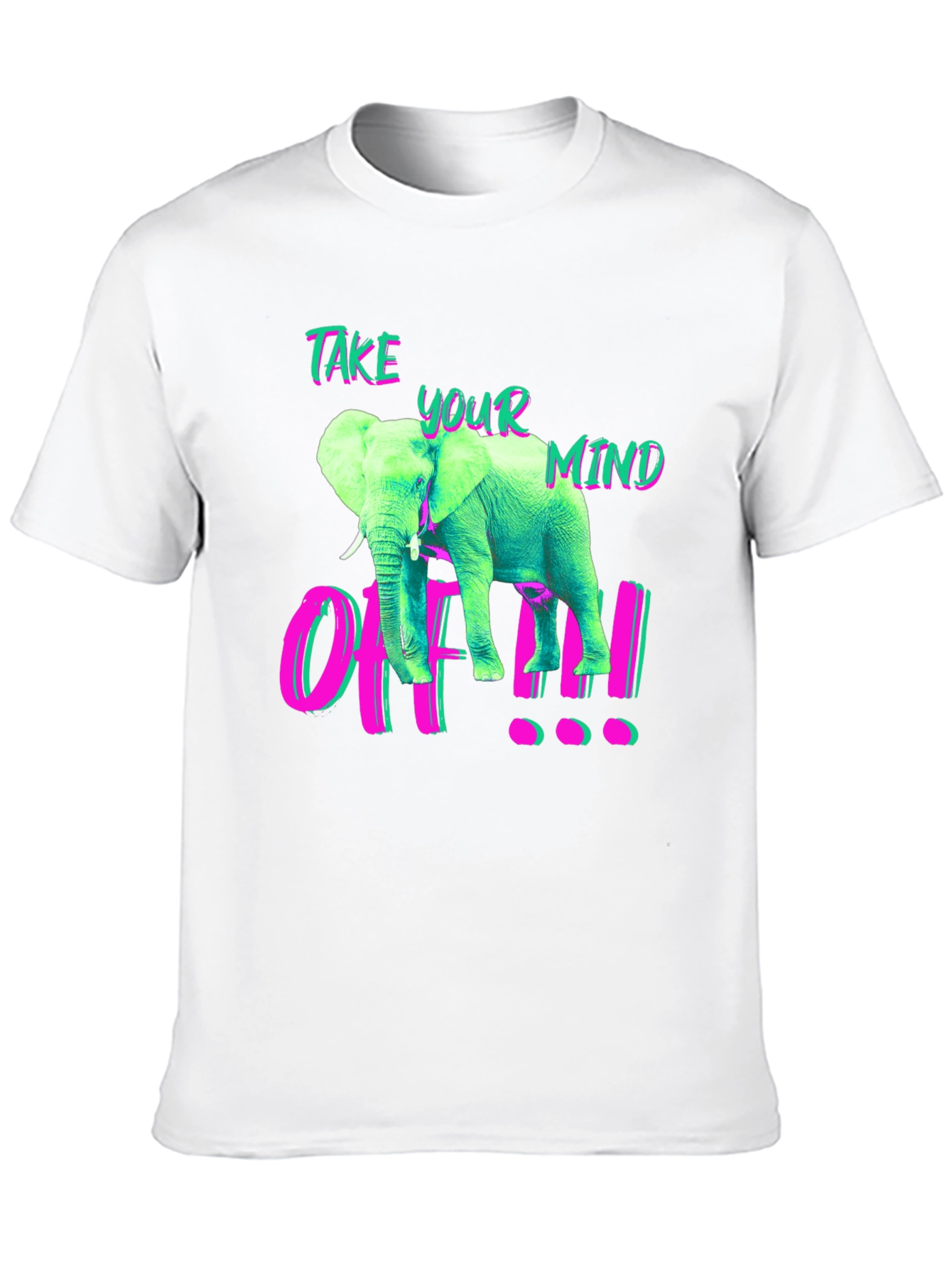 Take Your Mind Off Elephant Graphic T-Shirt