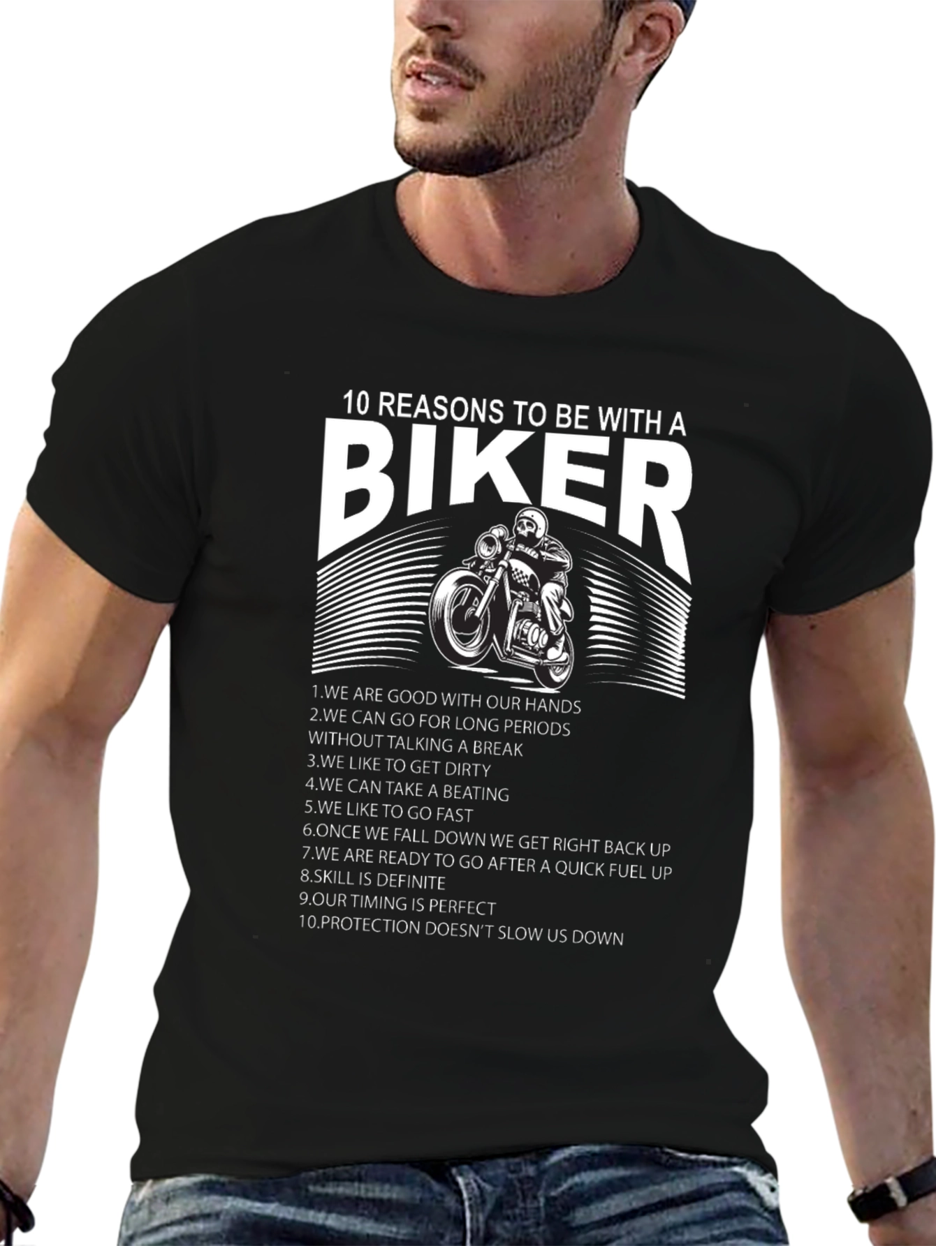 10 Reasons to Date a Biker T-Shirt