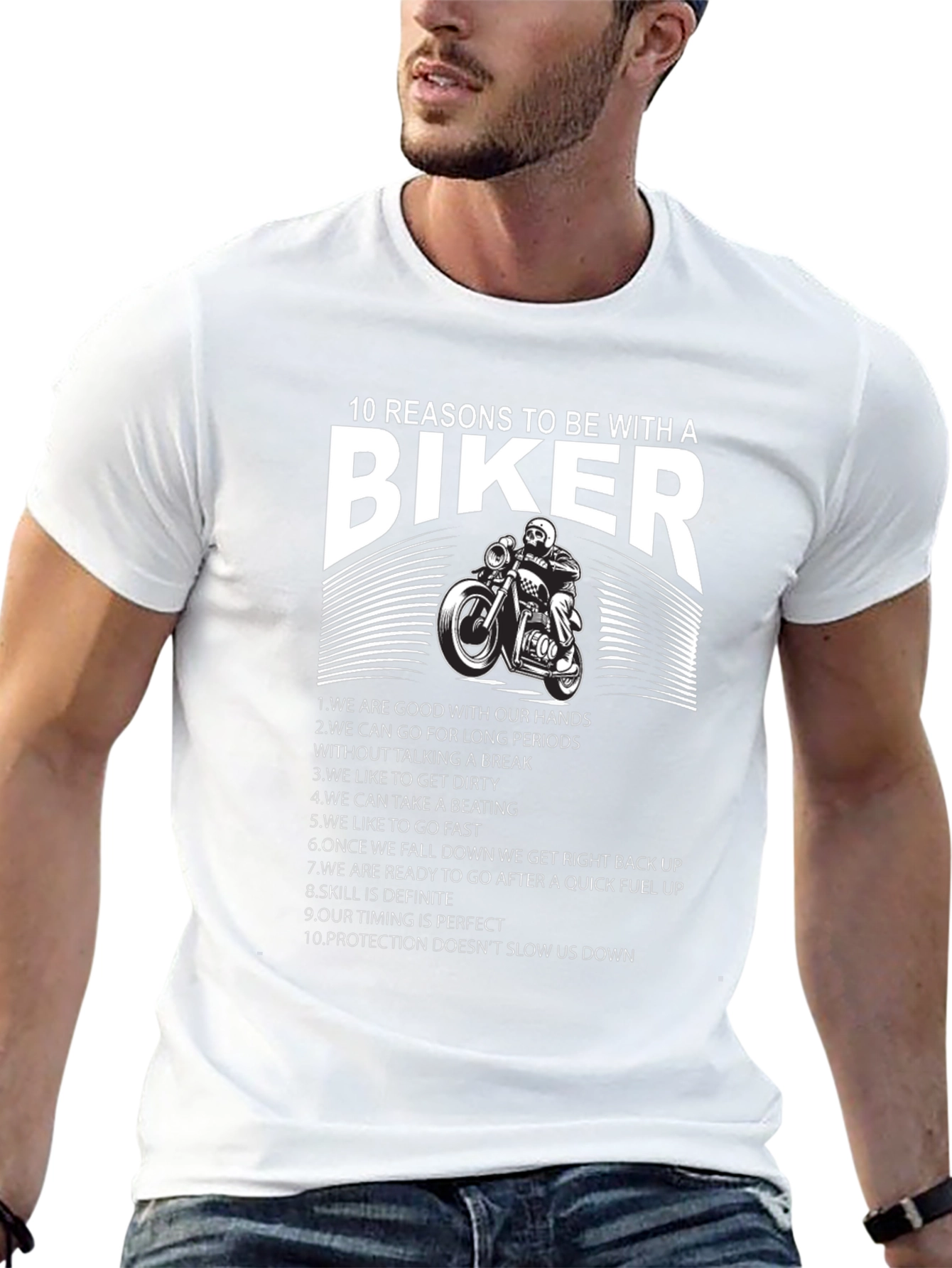 10 Reasons to Date a Biker T-Shirt