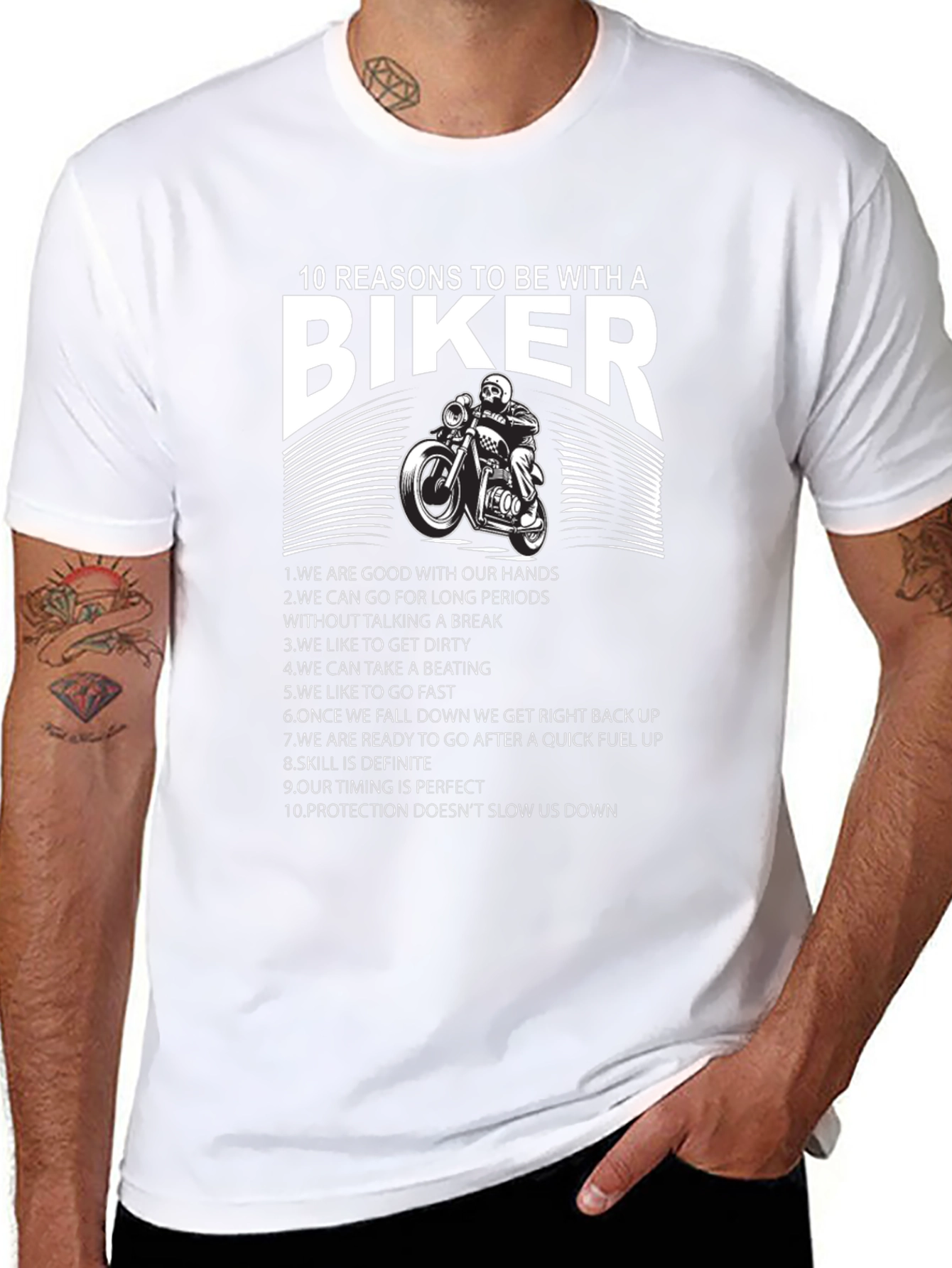 10 Reasons to Date a Biker T-Shirt