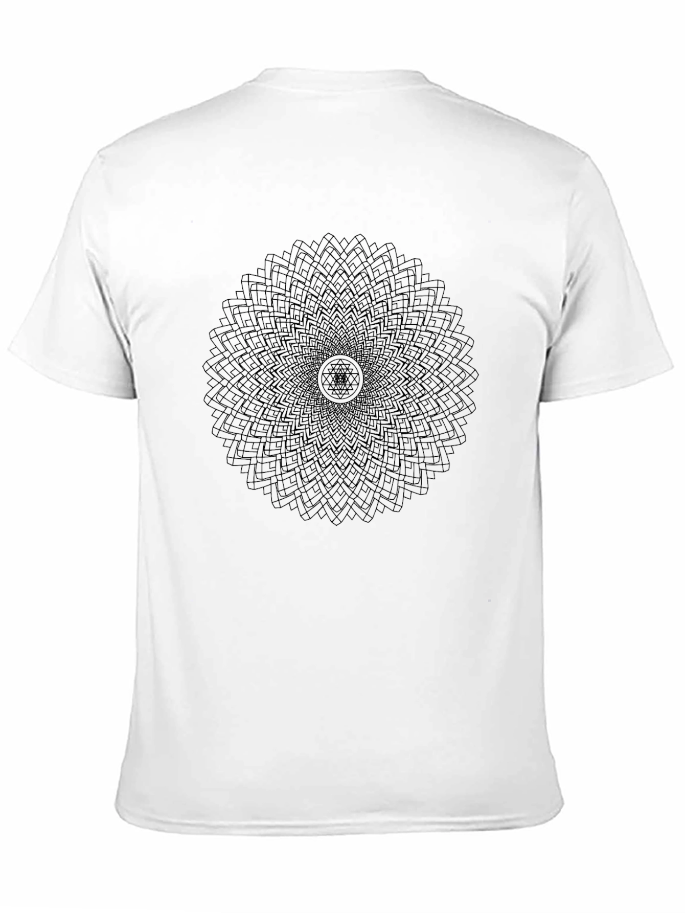 Abstract Mandala Black Graphic Tee