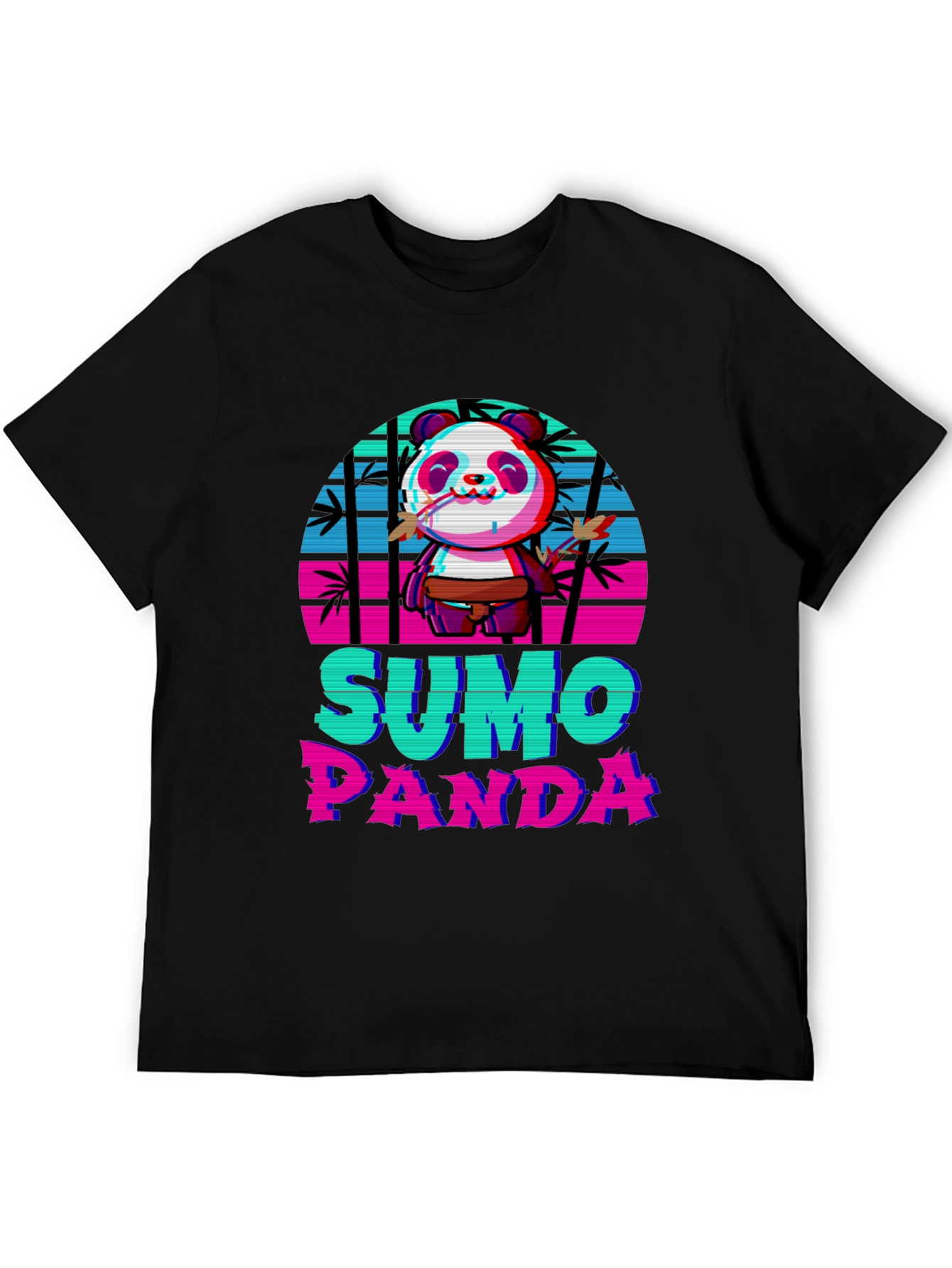 Sumo Panda Graphic T-Shirt