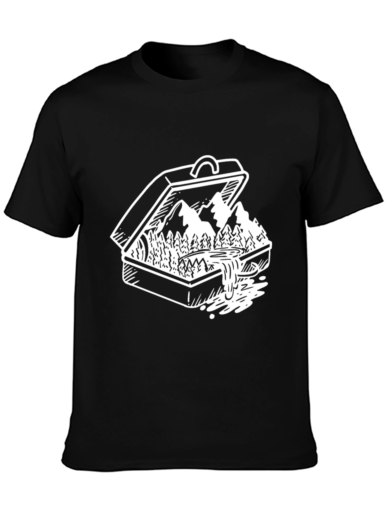 Suitcase Landscape Graphic Tee