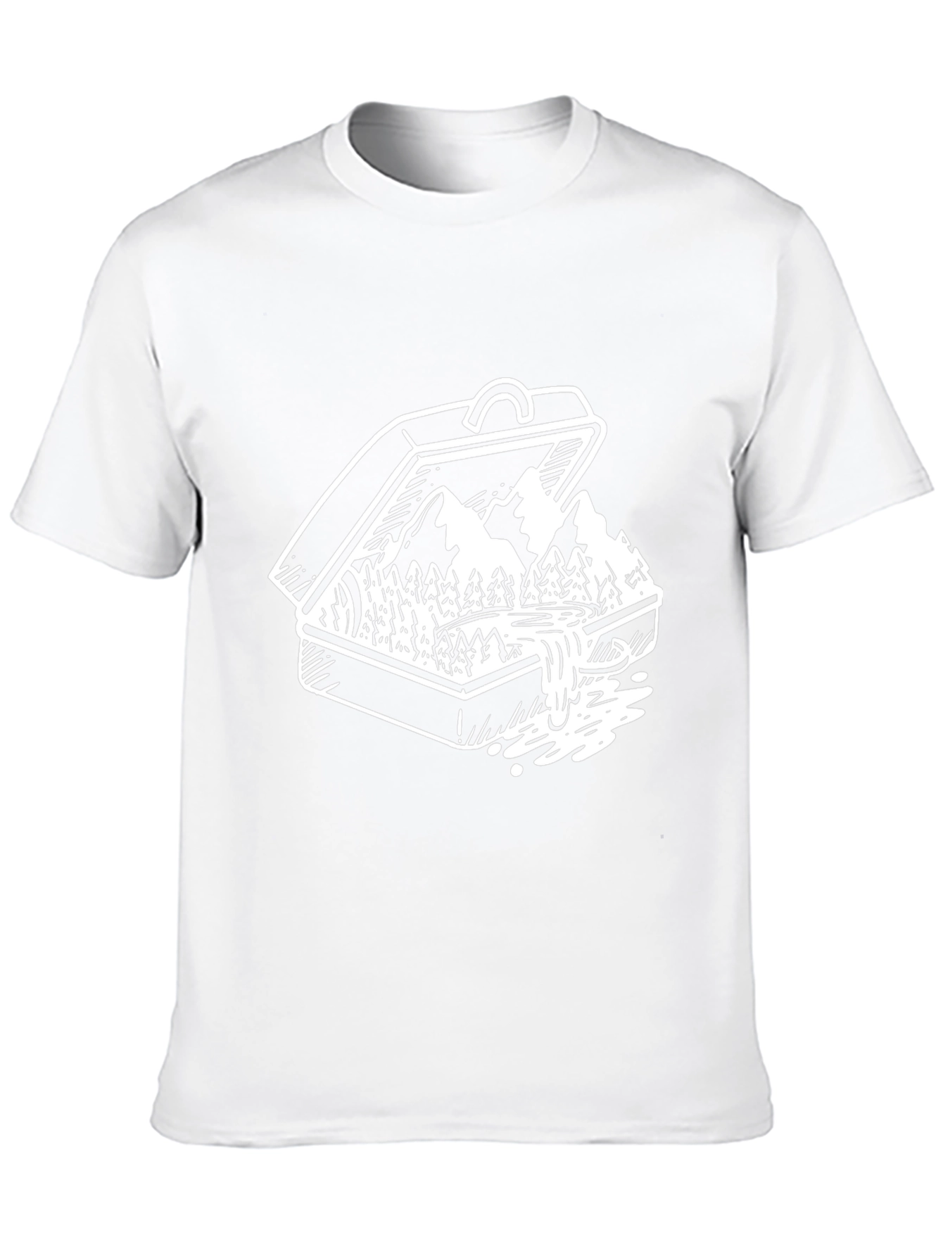 Suitcase Landscape Graphic Tee