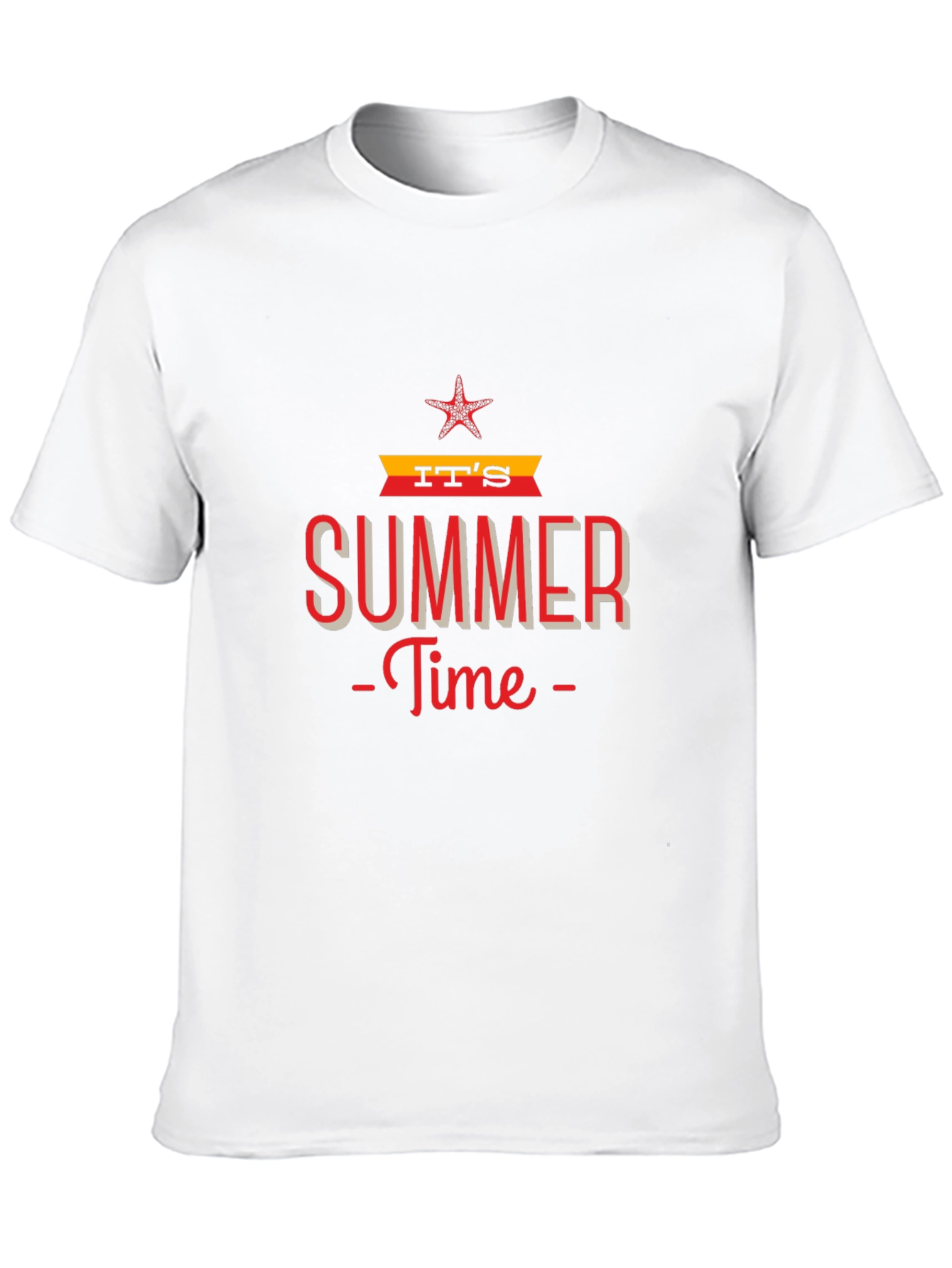 Summer Time Graphic Tee - Black Casual T-Shirt