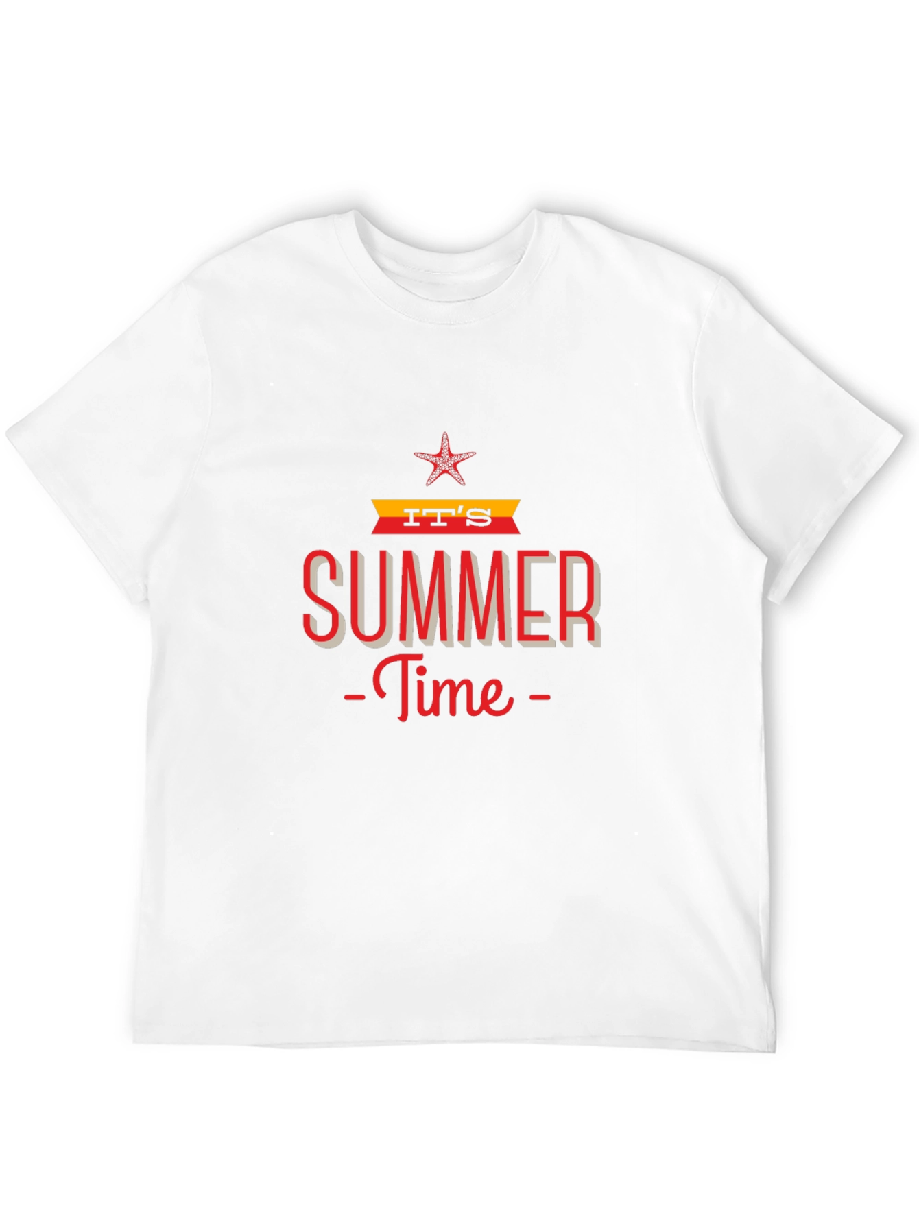 Summer Time Graphic Tee - Black Casual T-Shirt
