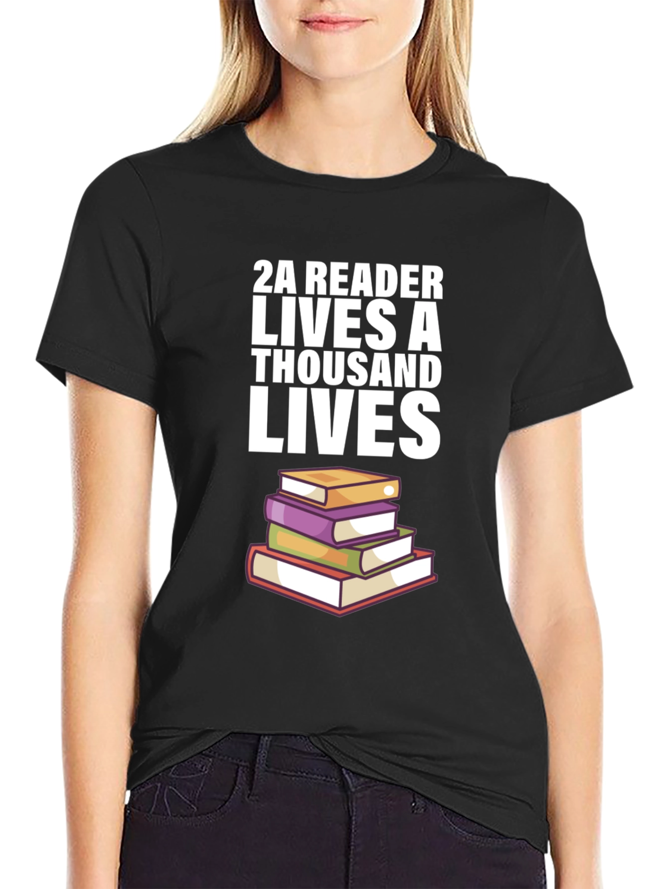 2A Reader Lives a Thousand Lives T-Shirt