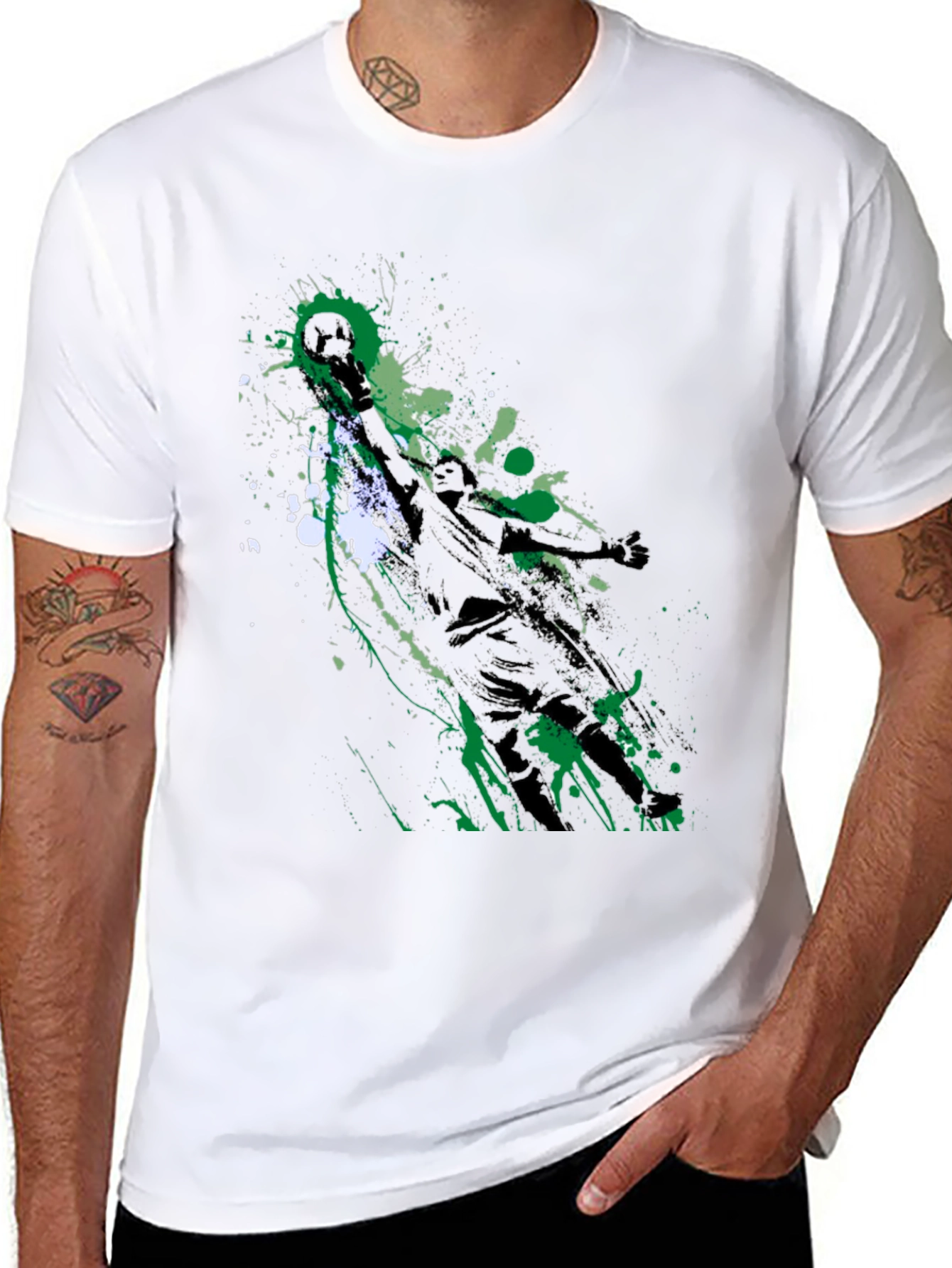 Abstract Sports Graphic Tee