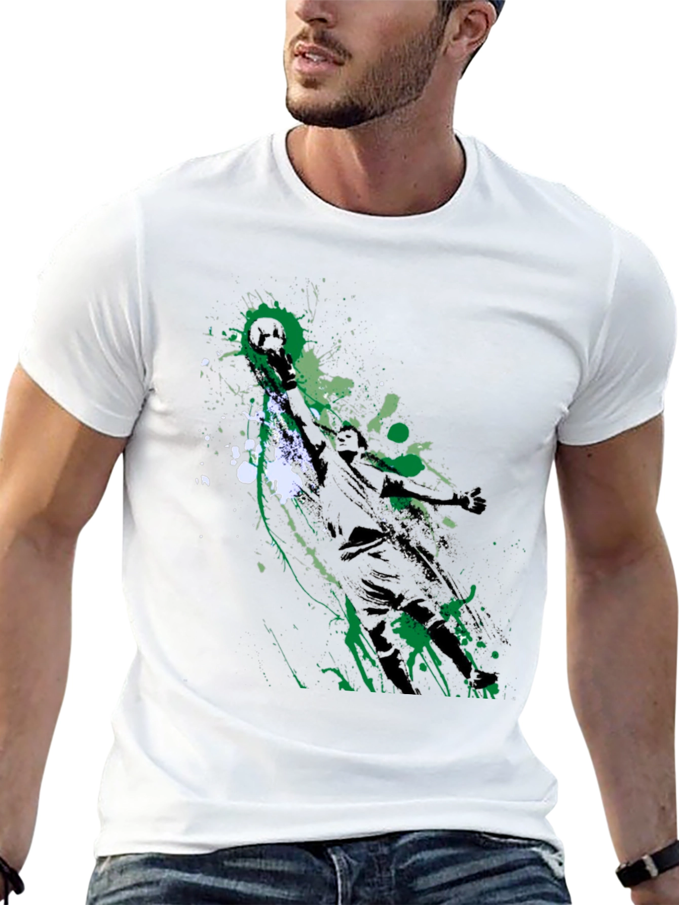 Abstract Sports Graphic Tee