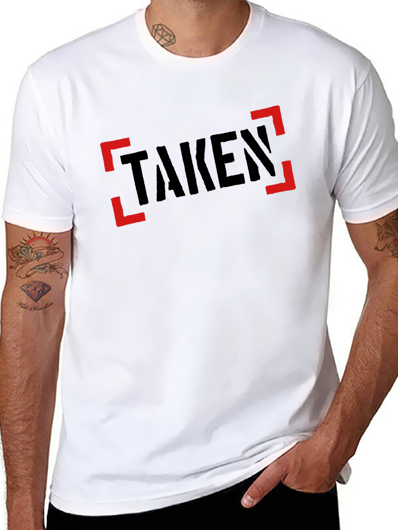Taken Graphic Tee - Funny Relationship T-Shirt