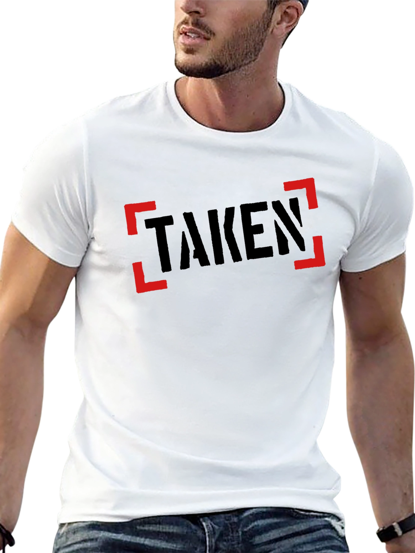 Taken Graphic Tee - Funny Relationship T-Shirt