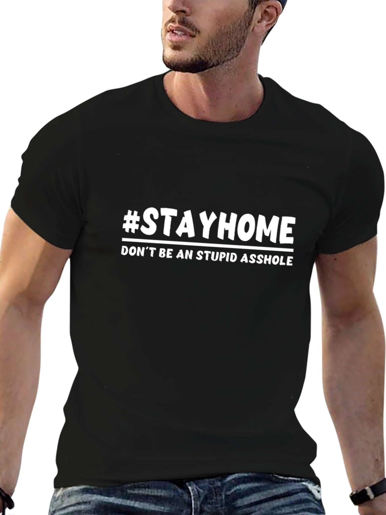 #StayHome Graphic Tee - Sarcastic Social Distancing Shirt