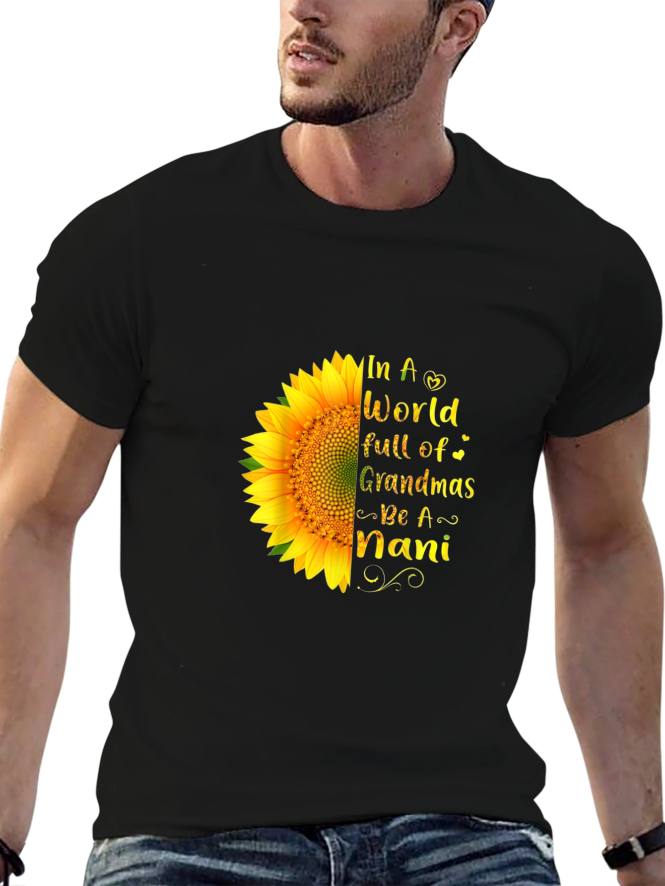 Sunflower Nani T-Shirt - Gift for Grandmas