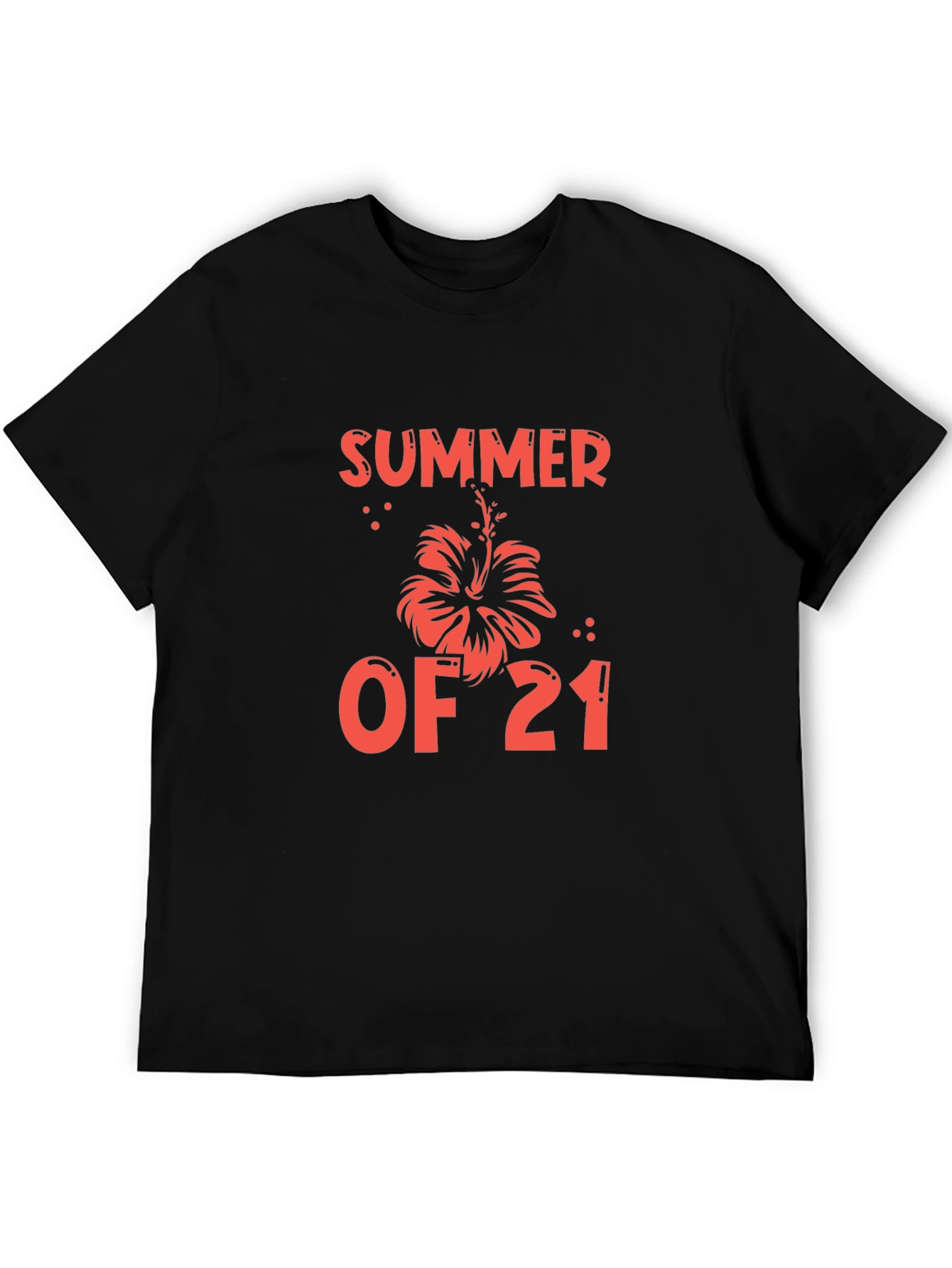 Summer of 21 Black Graphic Tee