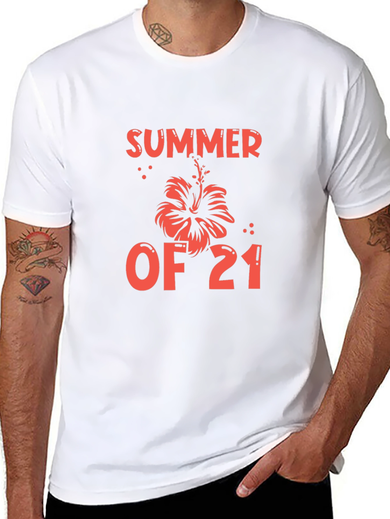 Summer of 21 Black Graphic Tee