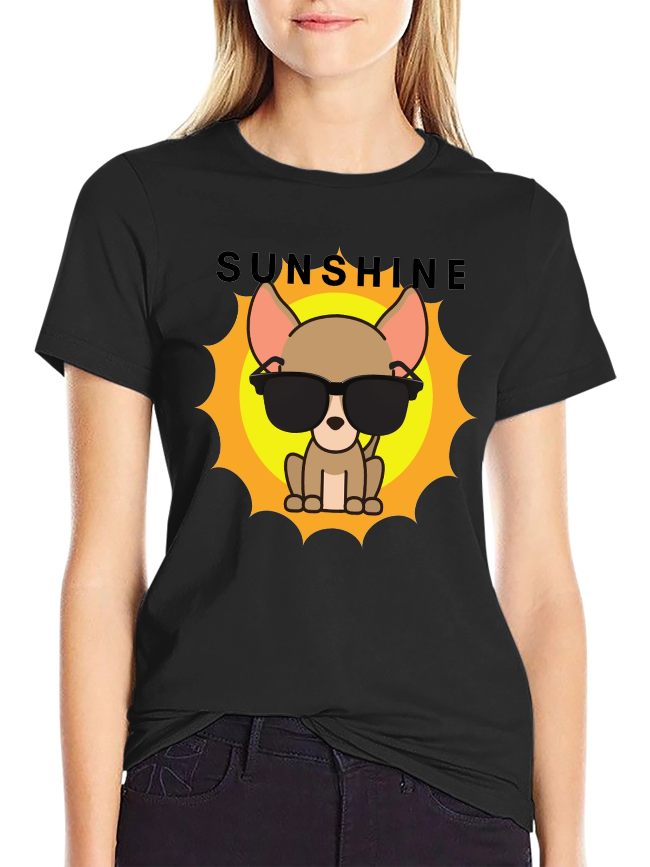 Sunshine Chihuahua Graphic T-Shirt