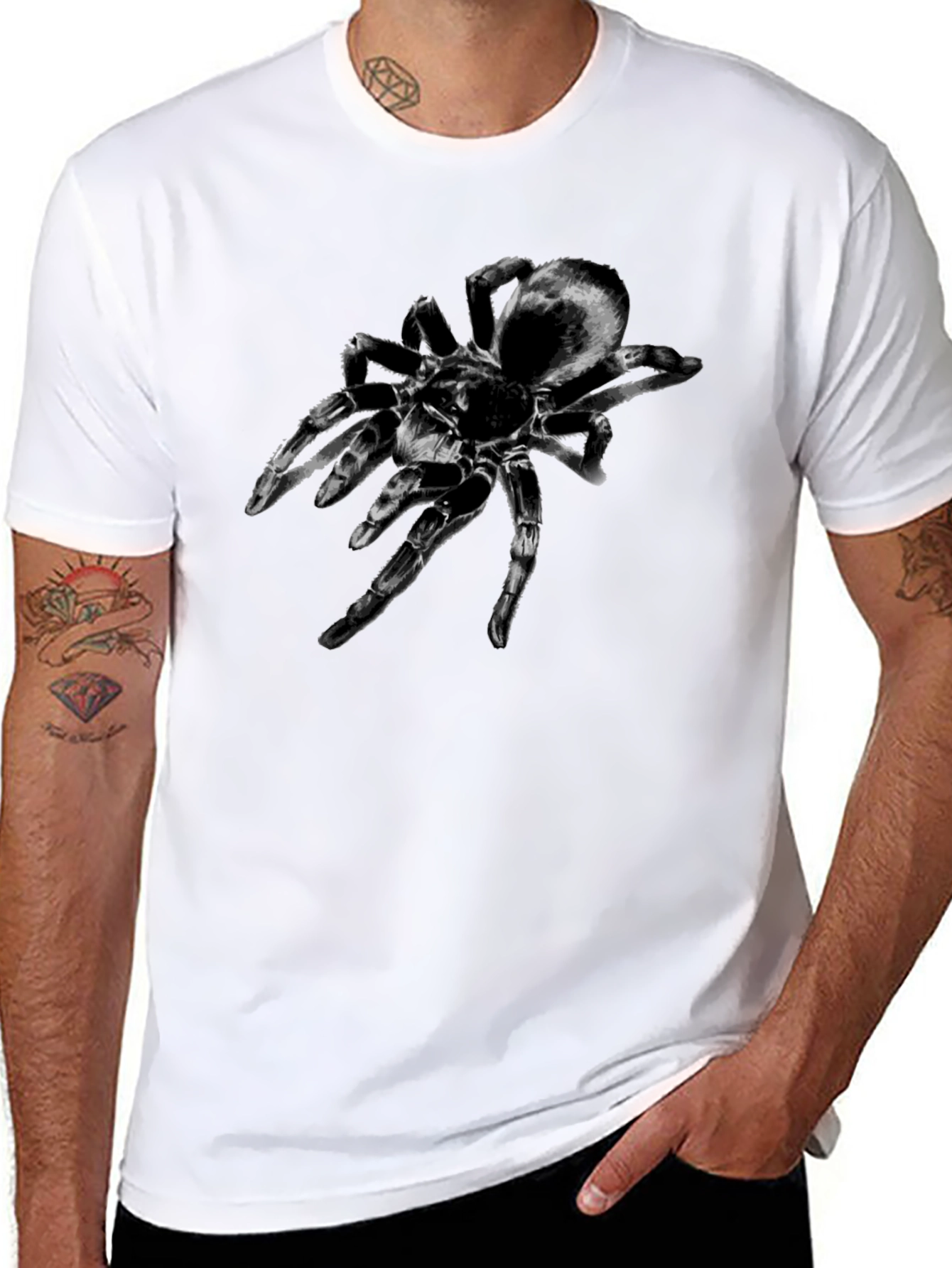 Tarantula Graphic Tee - Bold Spider Design