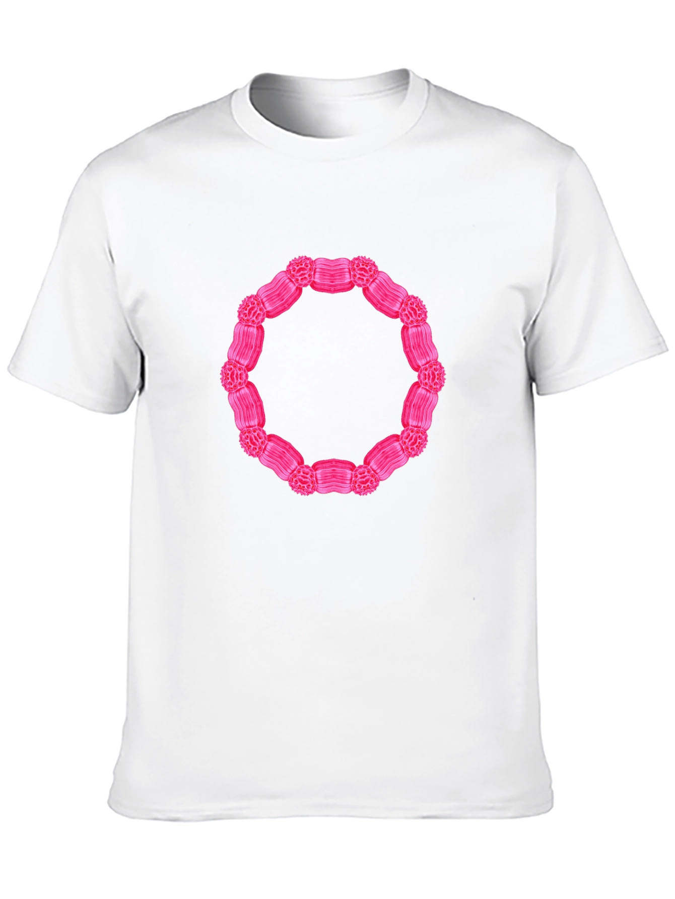 Abstract Ring Graphic Tee - Modern Casual Style