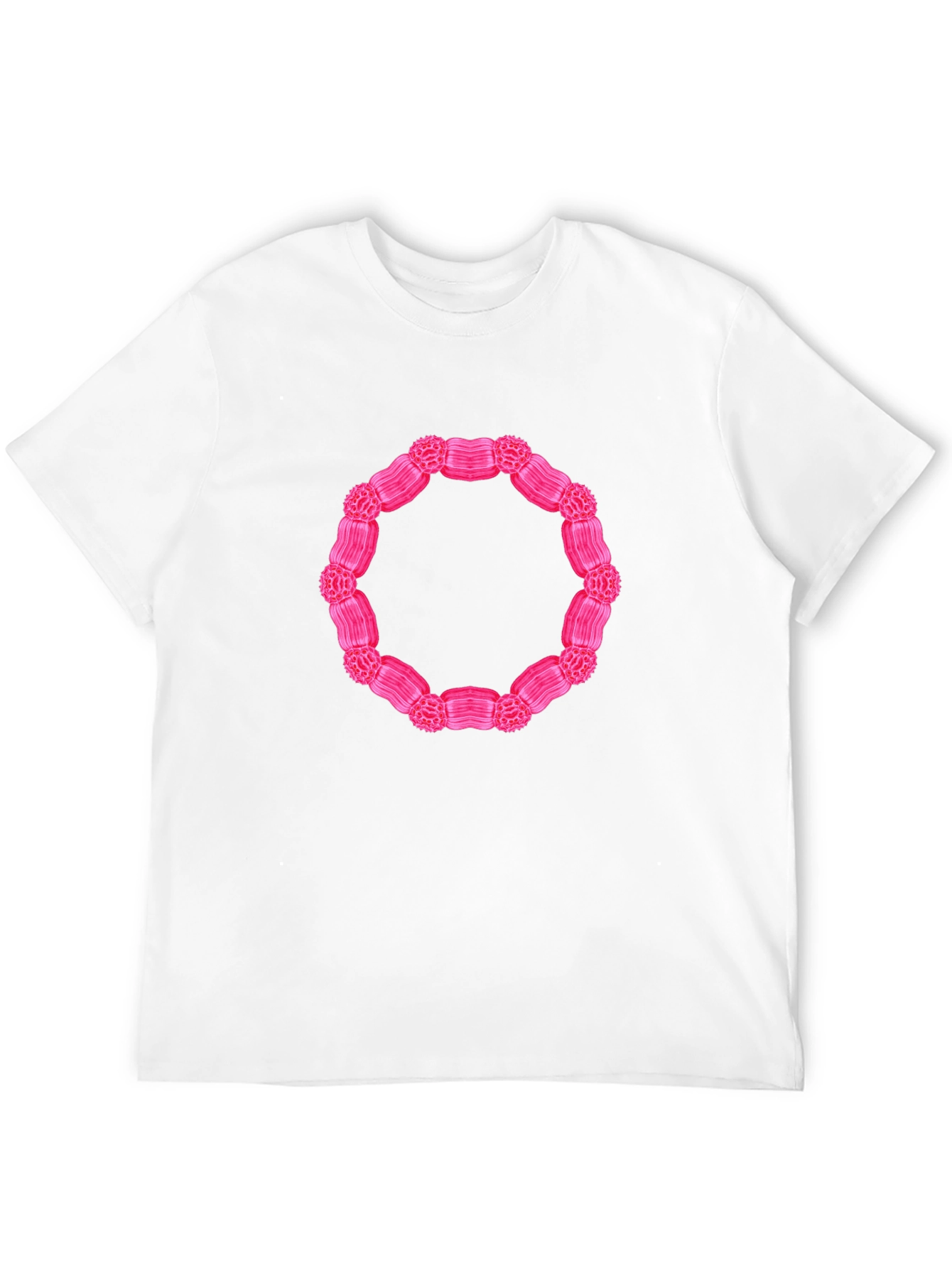 Abstract Ring Graphic Tee - Modern Casual Style